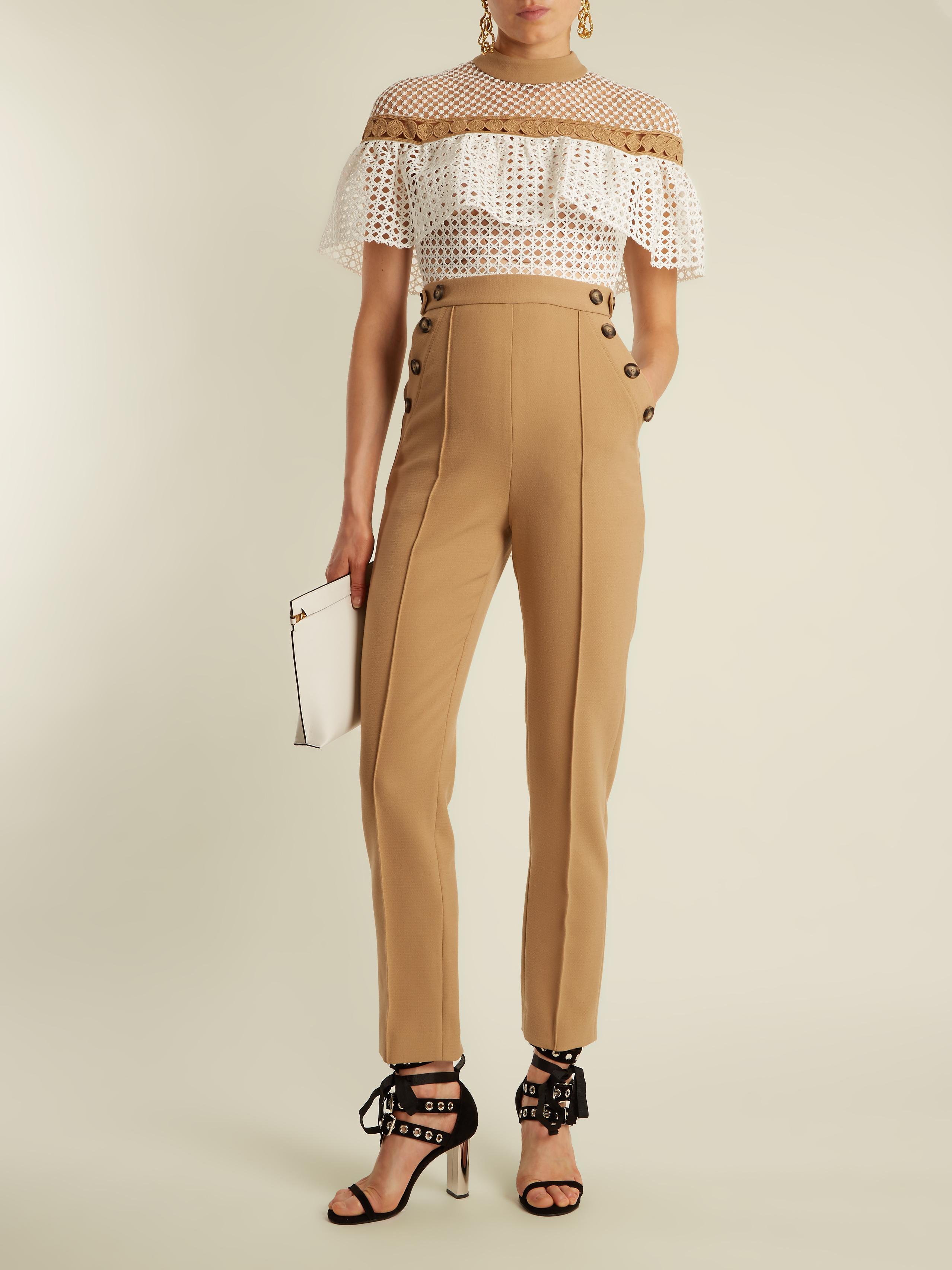beige lace jumpsuit