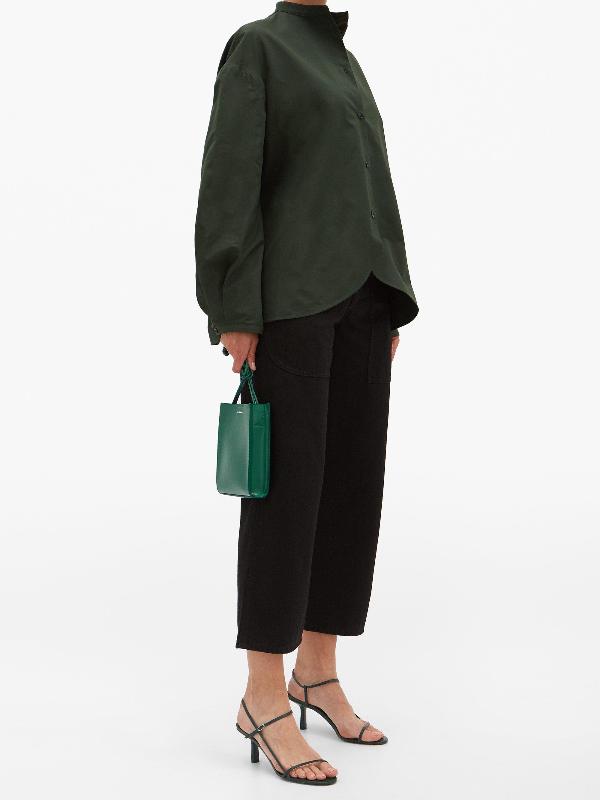 The Row Bare Mid-heel Leather Sandals 