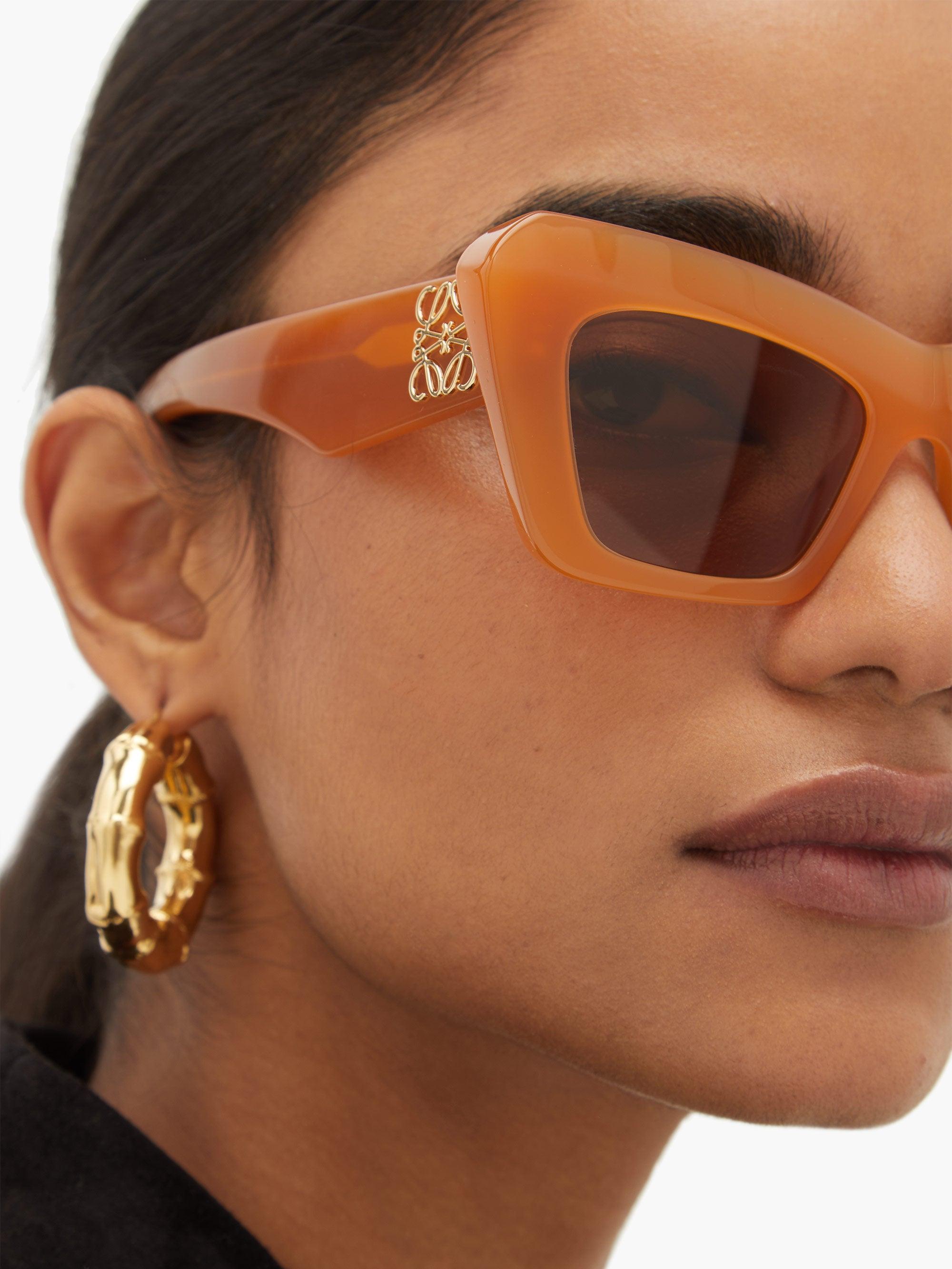 loewe anagram cat eye sunglasses