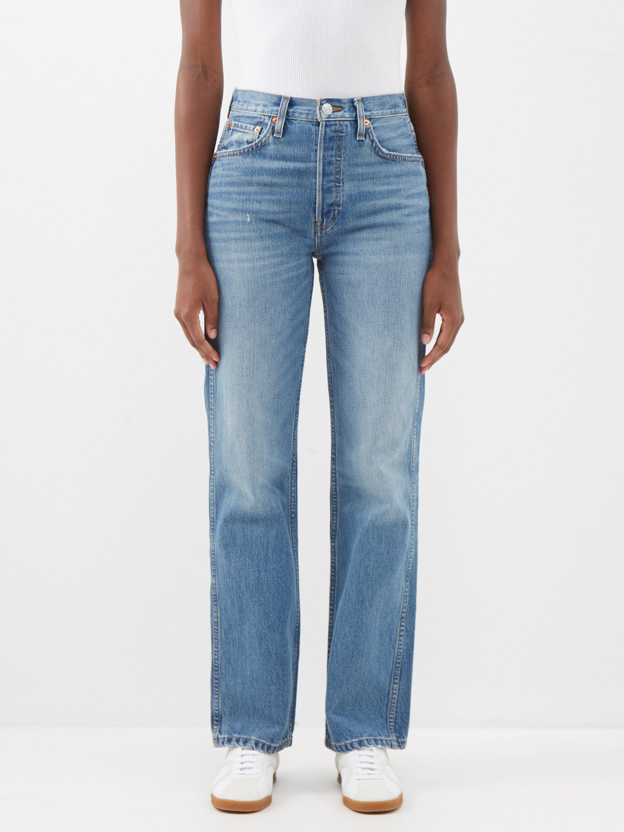 RE/DONE Denim 90s High Rise Loose Boyfriend Jeans in Blue Lyst