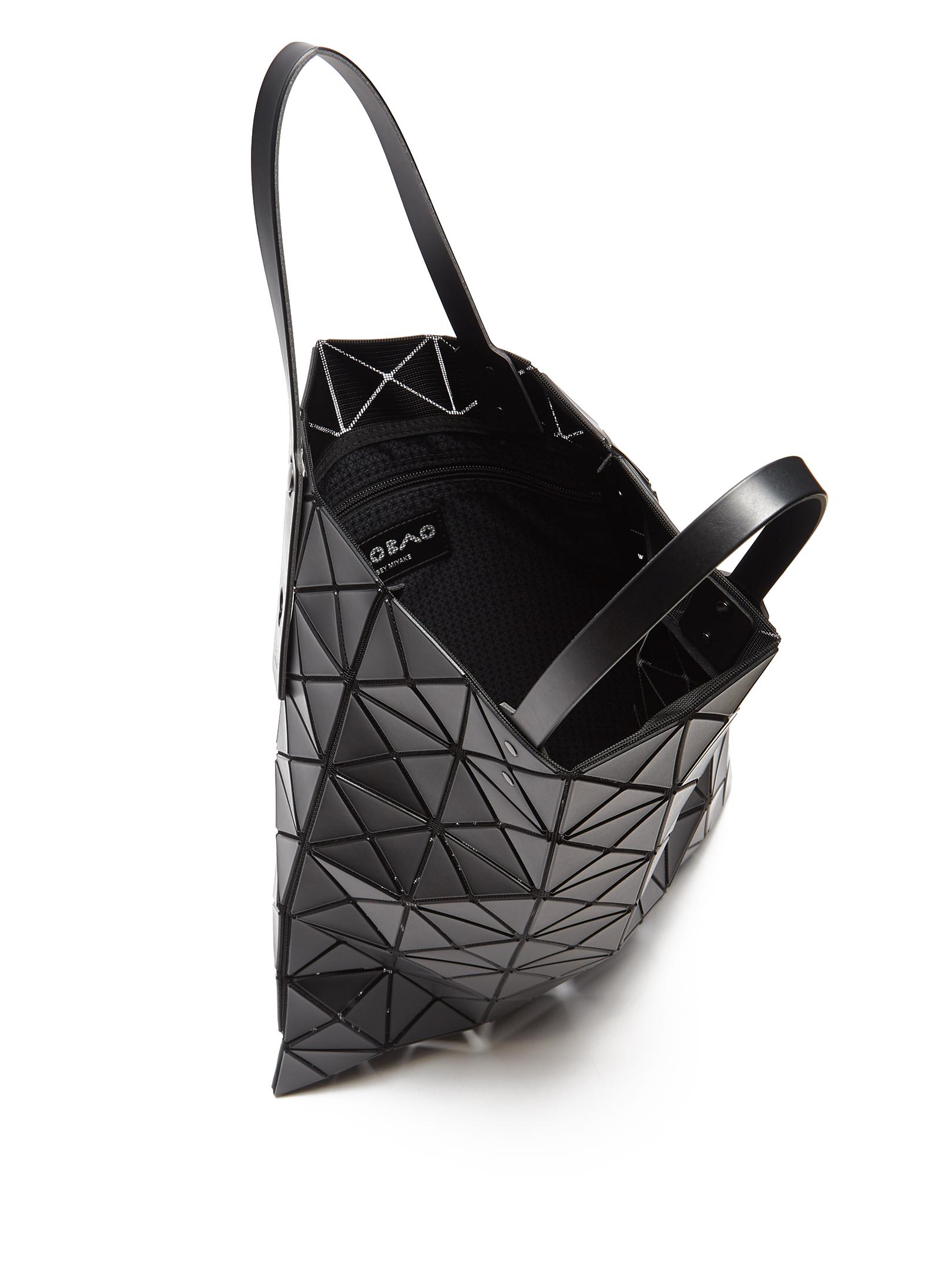 Bao Bao Issey Miyake Lucent Matte Tote in Black | Lyst