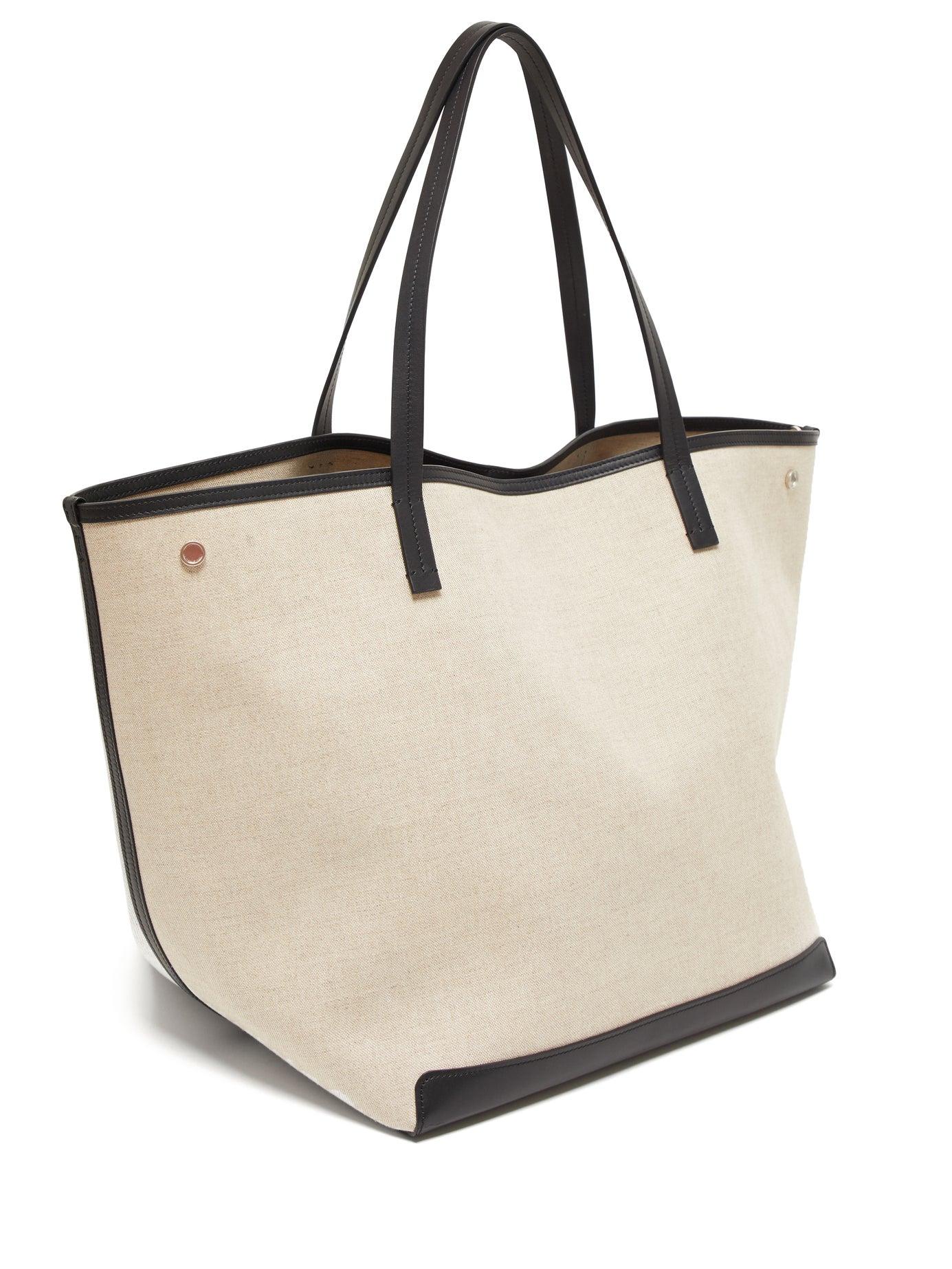 The Row Xl Park Tote Bag In Canvas in Black | Lyst The Row Xl Park Tote Bag In Canvas in Black | Lyst