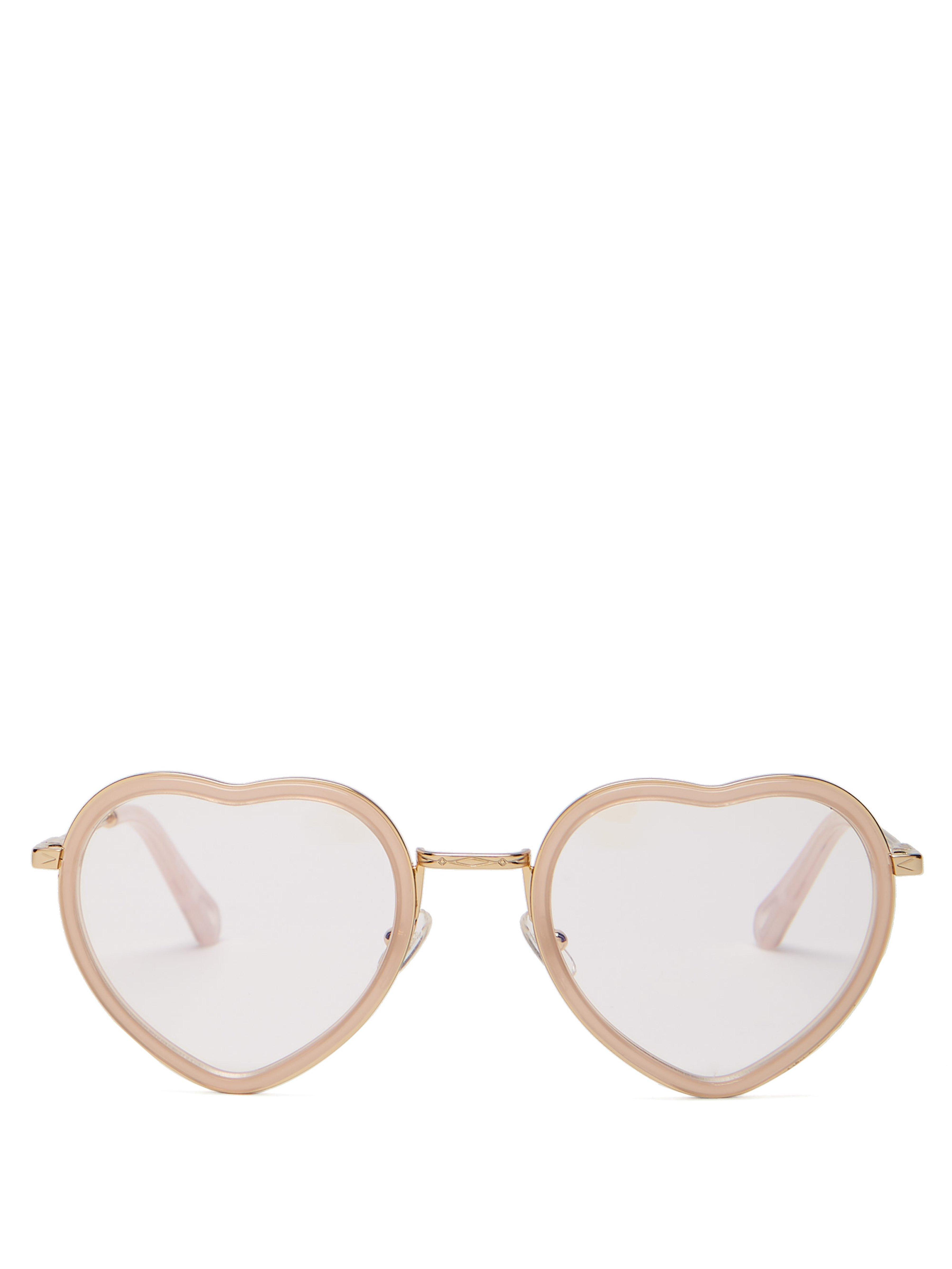 chloe heart glasses