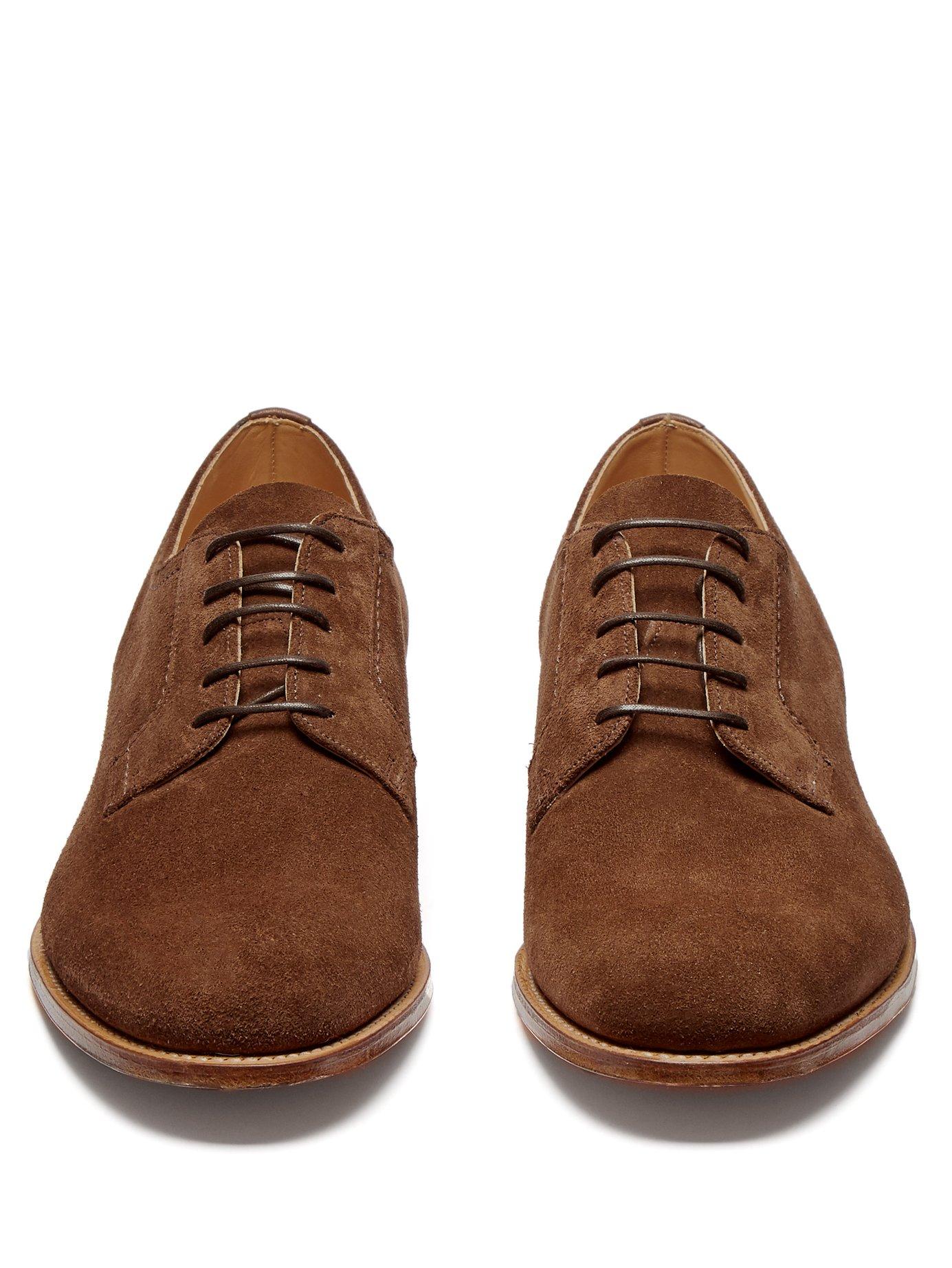 Church's Barkson Suede Derby Shoes in Light Brown (Brown) for Men Lyst