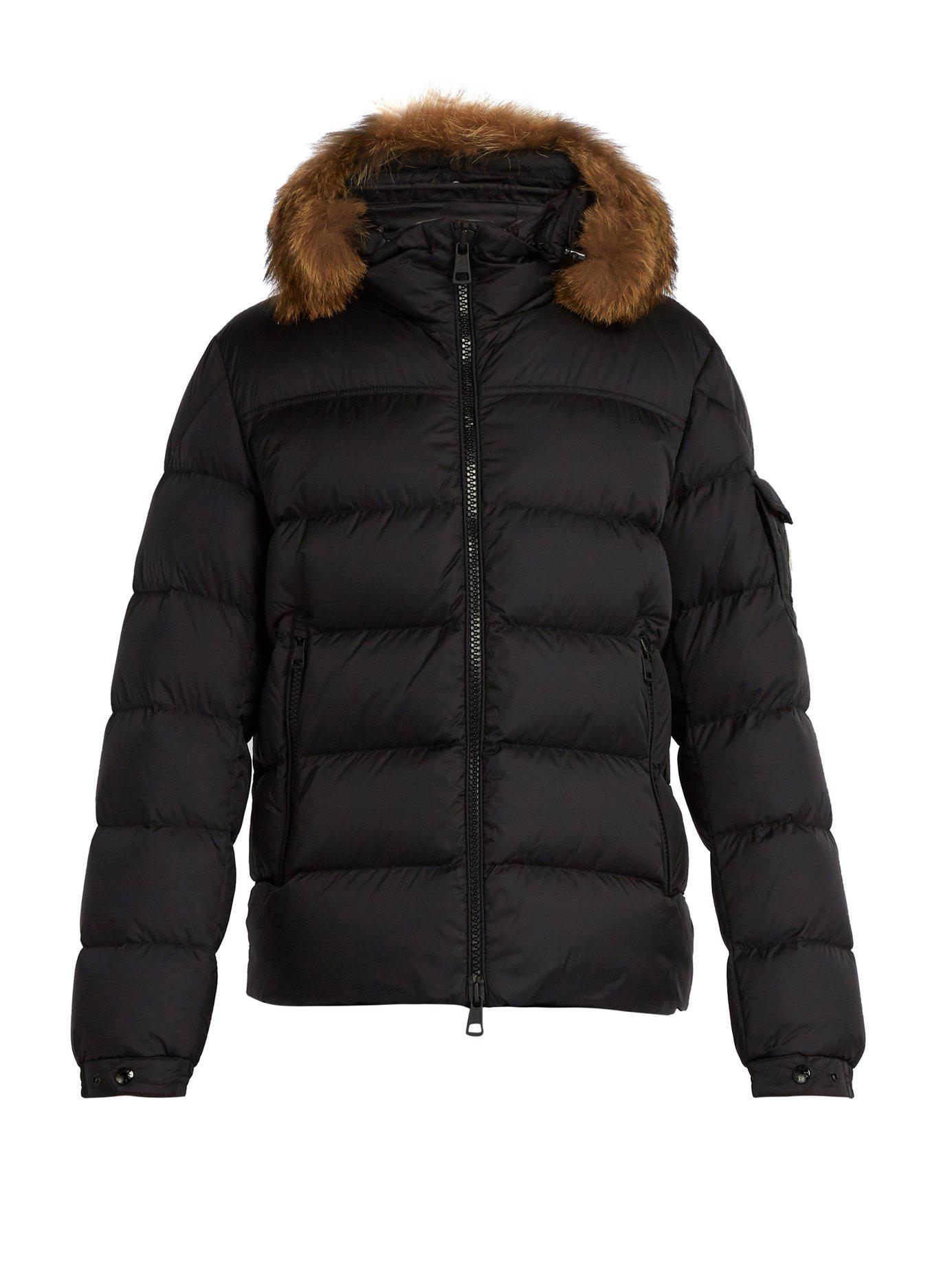 Moncler Marque Quilted-down Jacket in Black for Men | Lyst