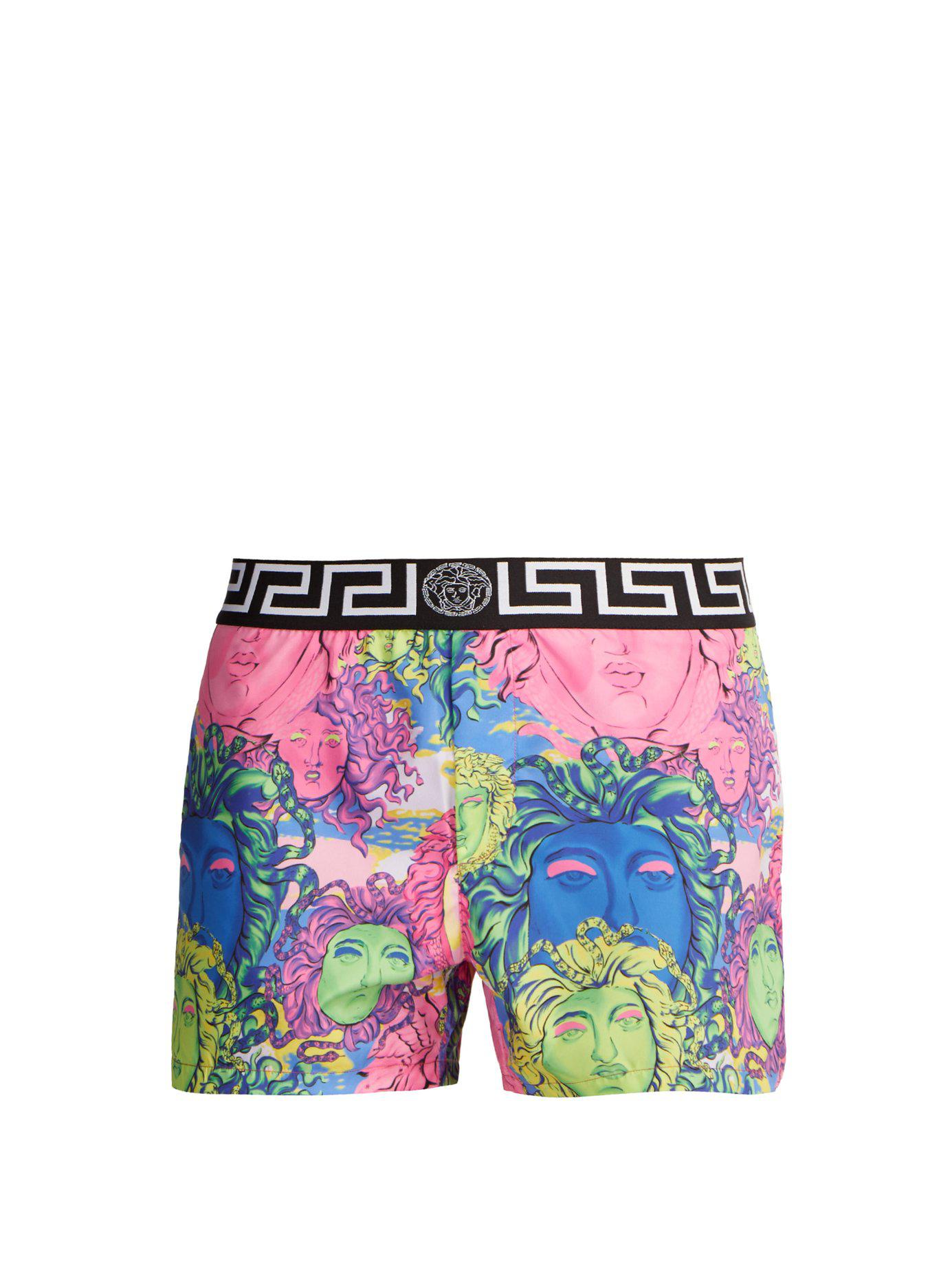 versace medusa swim shorts