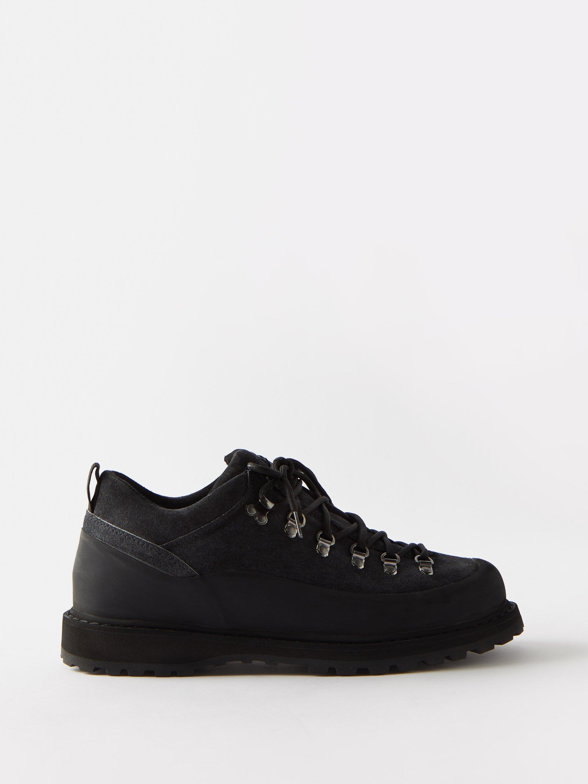 Diemme Roccia Basso Suede Hiking Boots in Black for Men Lyst