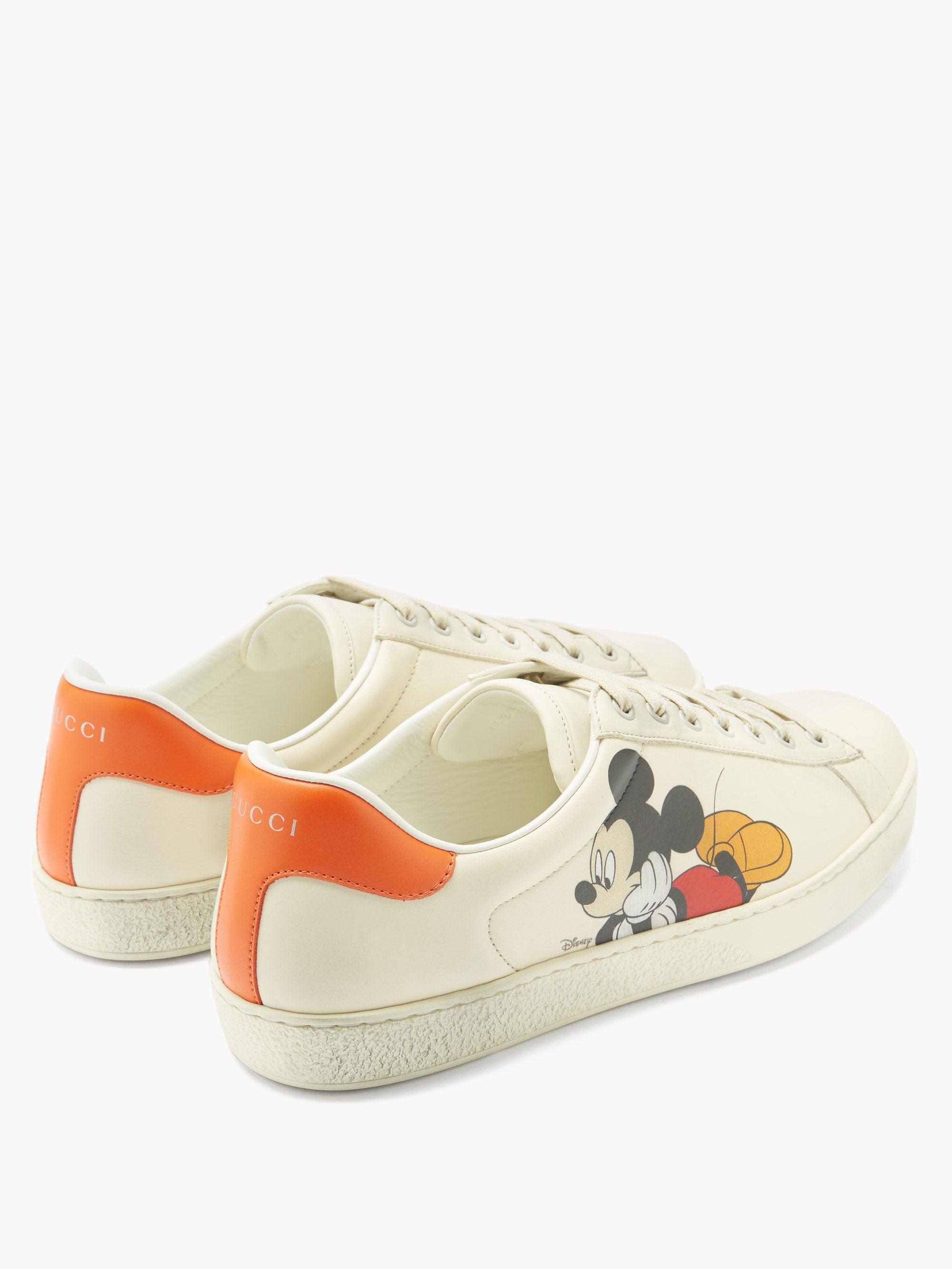 gucci trainers mickey mouse