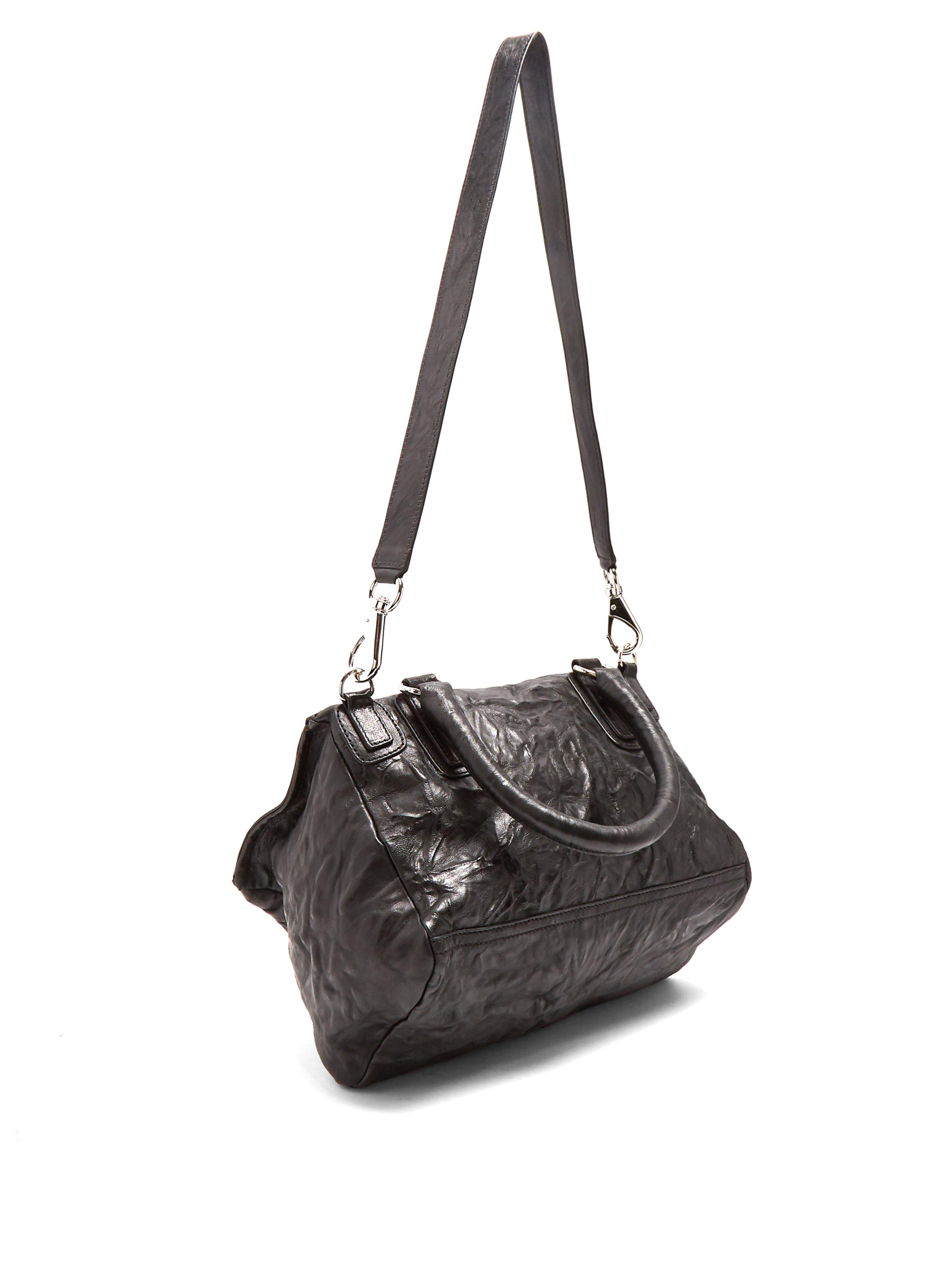 Sac en cuir froiss Pandora medium Givenchy en coloris Noir Lyst