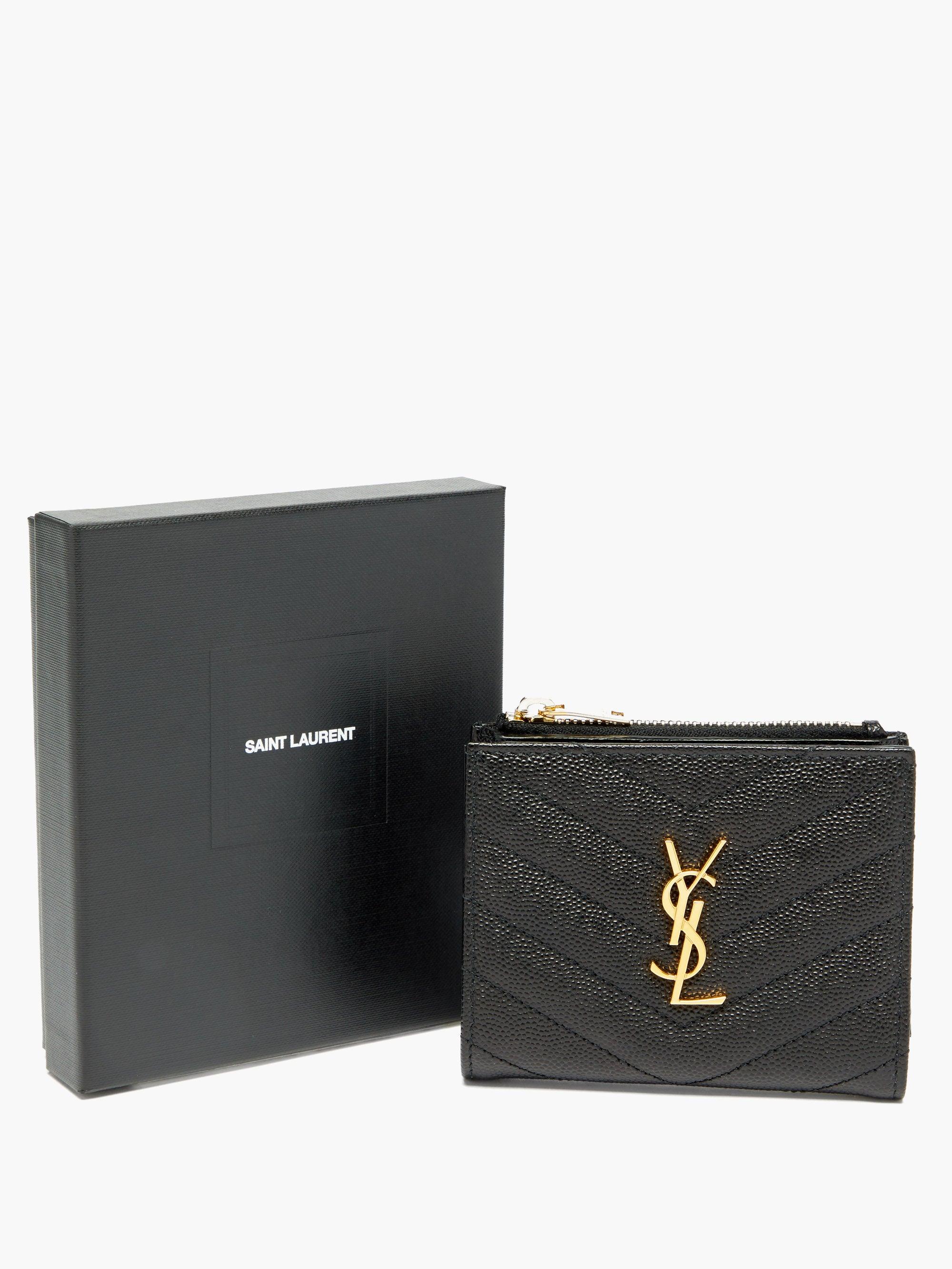 ysl bi fold wallet