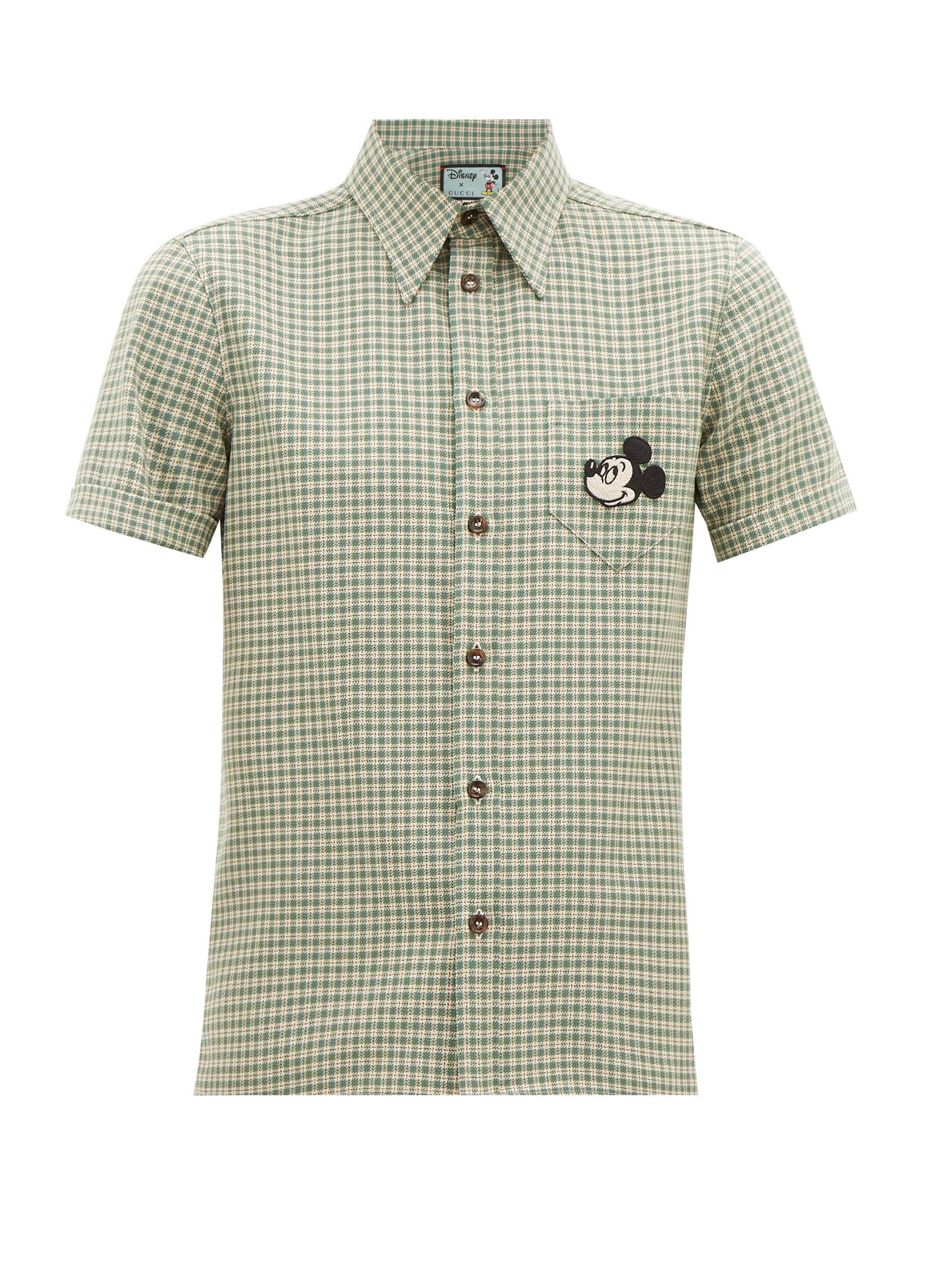 gucci mickey mouse shirt men