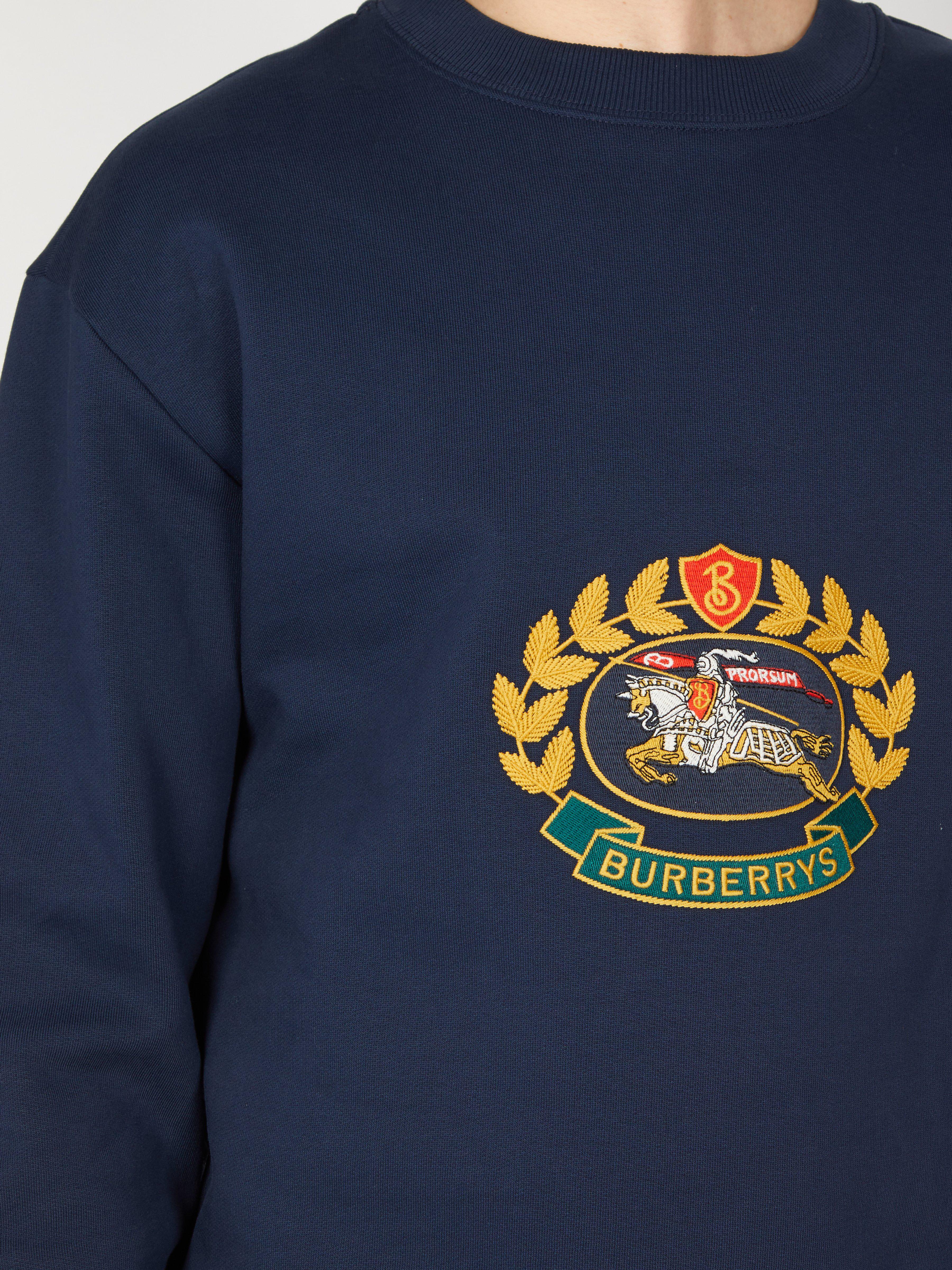Burberry Crest And Logo-embroidered 