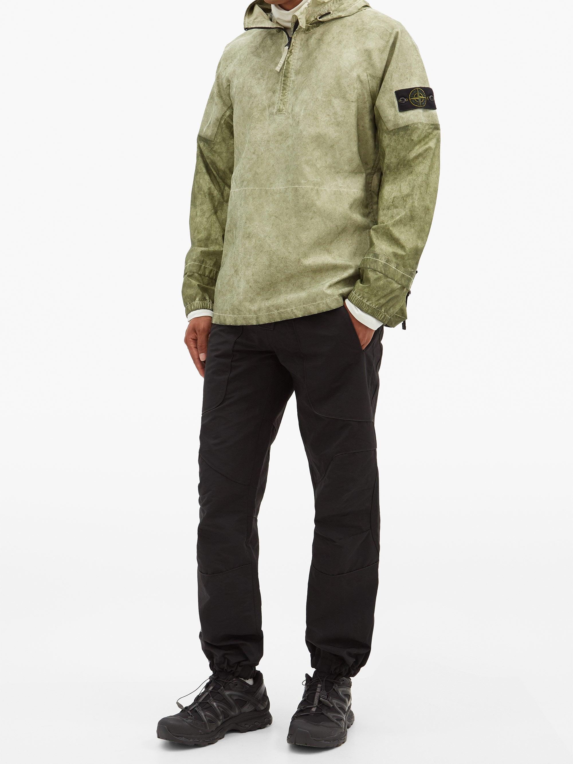 Stone Island Dust Membrana 3l Oxford Jacket in Green for Men Lyst UK