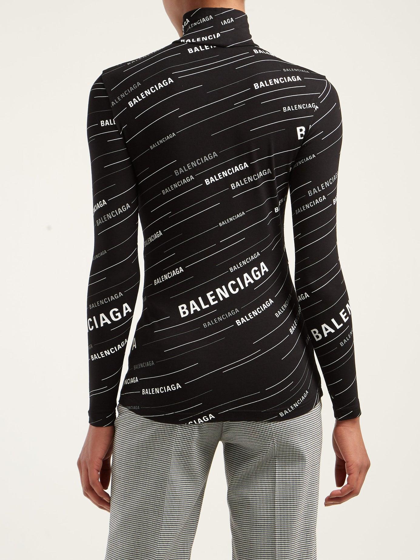 balenciaga high neck top