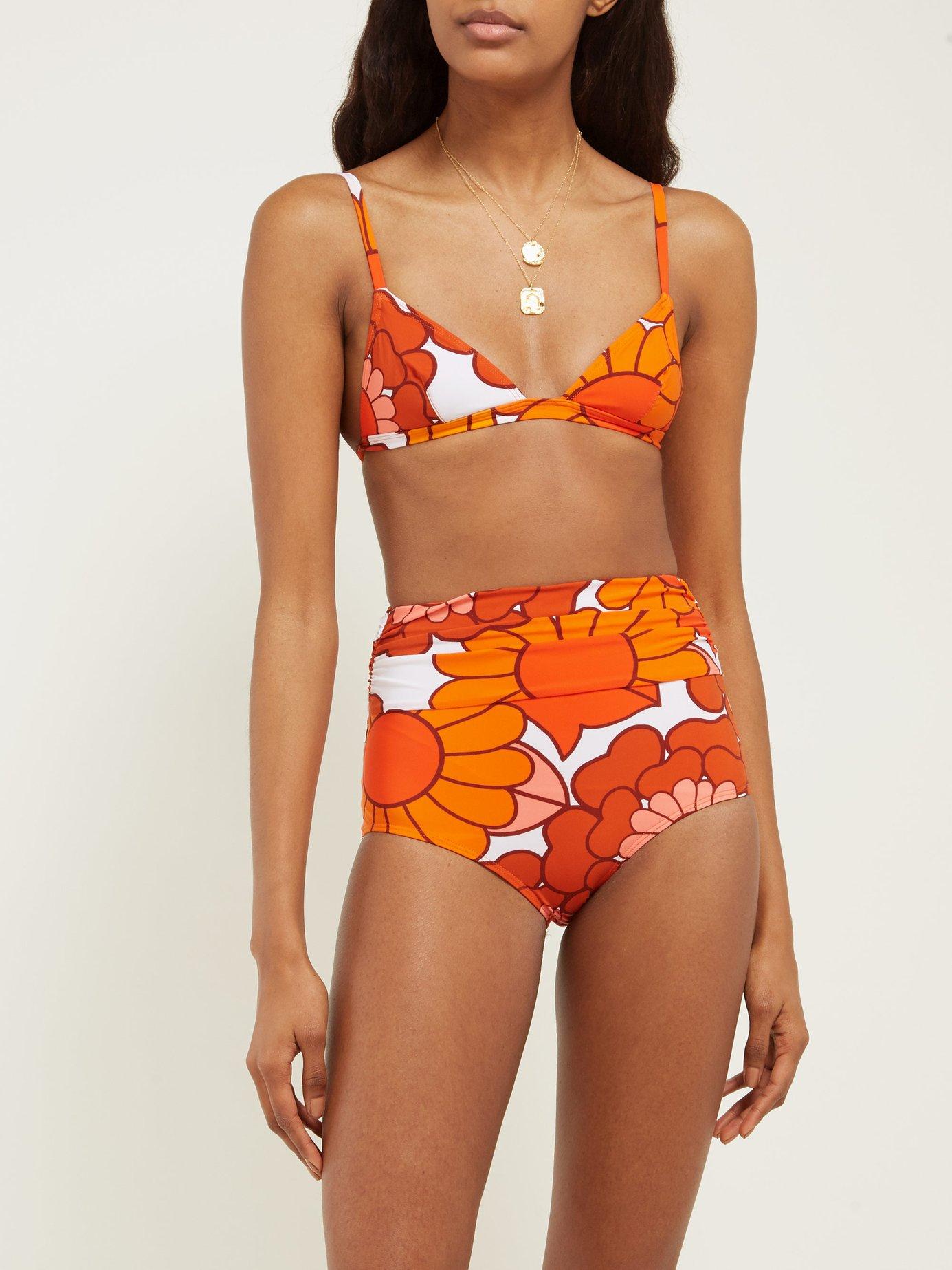 Dodo Bar Or Rachelle Bikini Top in Orange | Lyst