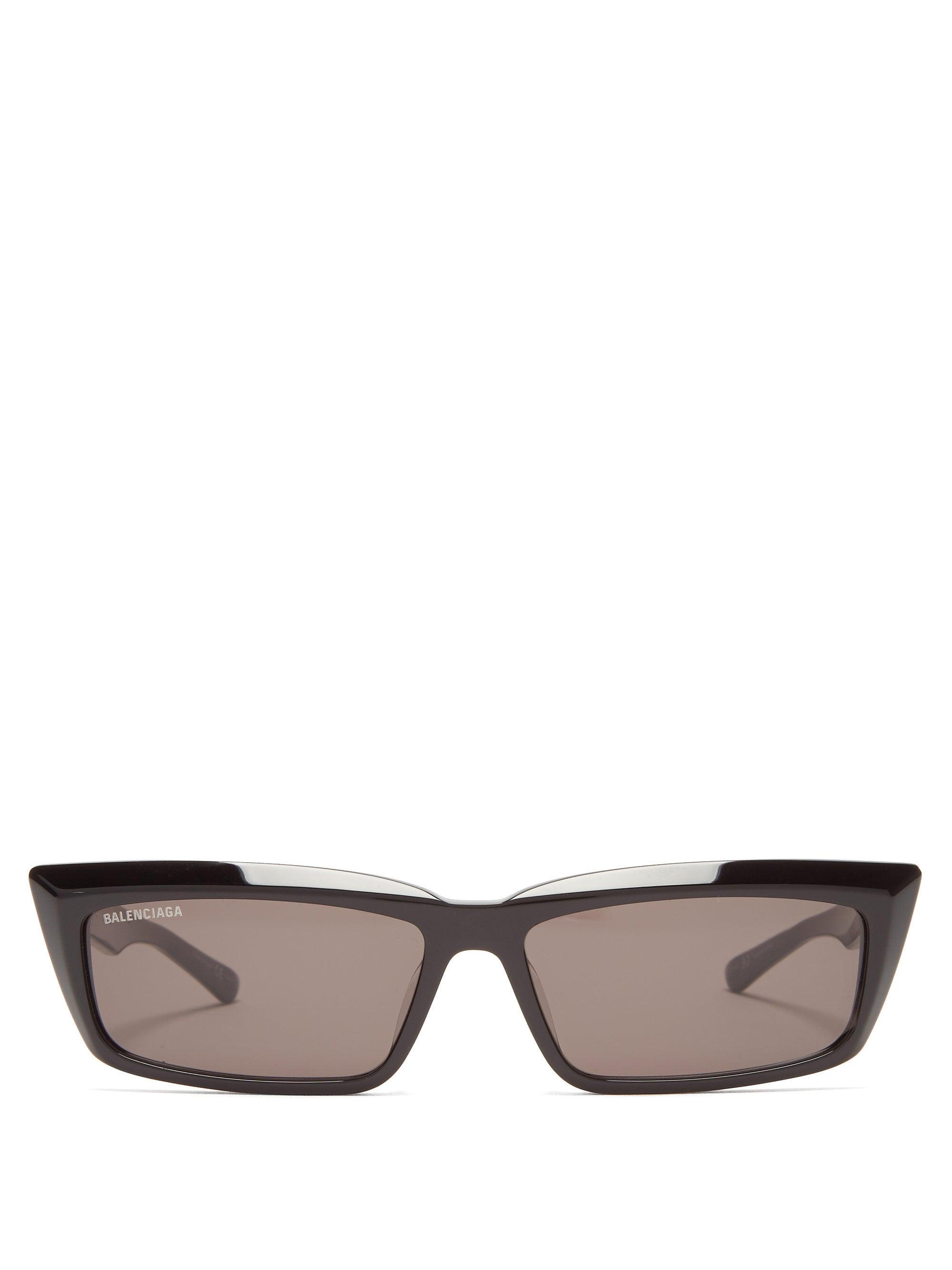 Balenciaga Rectangular Cat-eye Optyl Sunglasses for Men | Lyst
