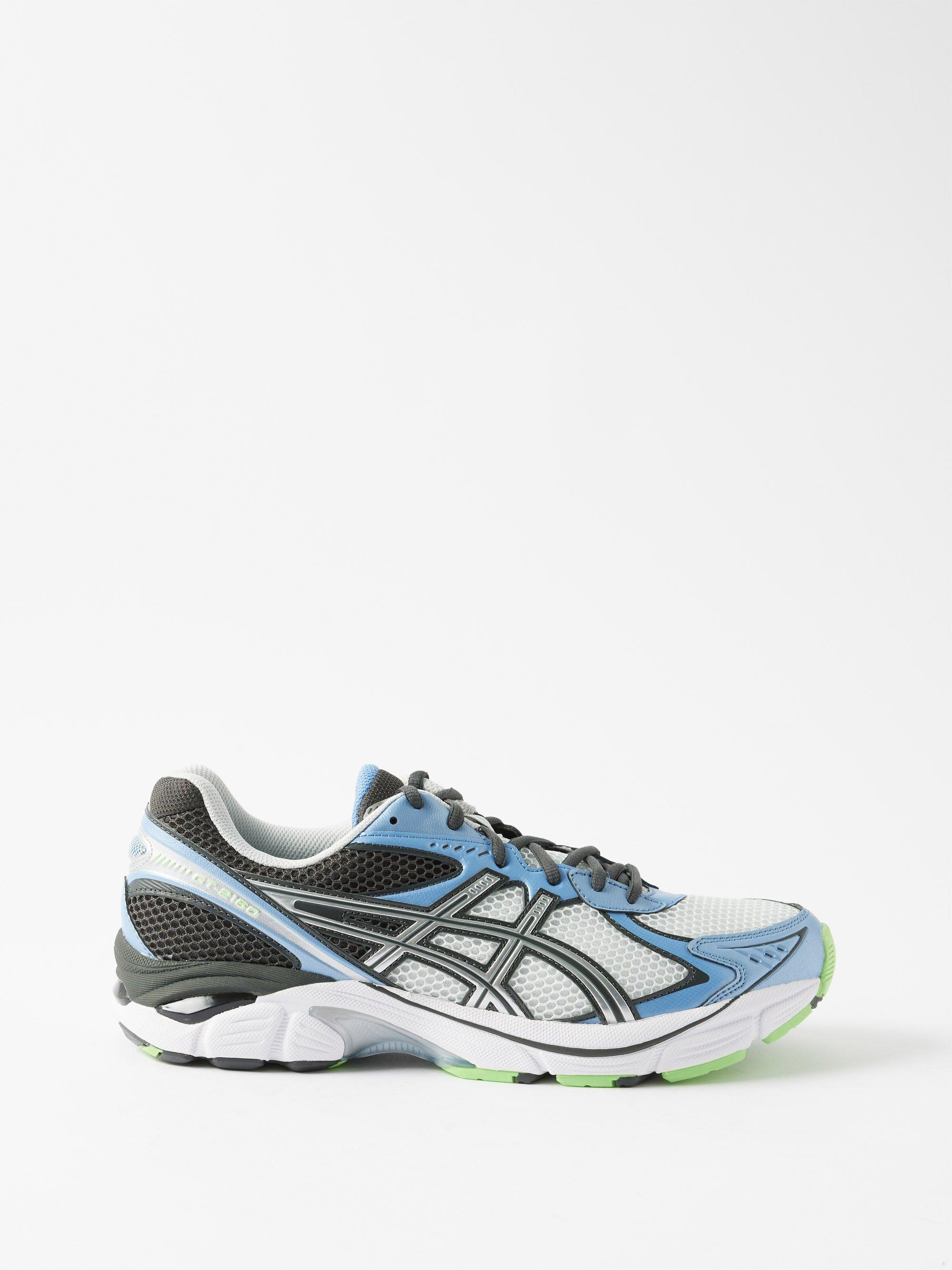 Asics Gt-2160 Faux-leather And Mesh Trainers in Blue for Men | Lyst