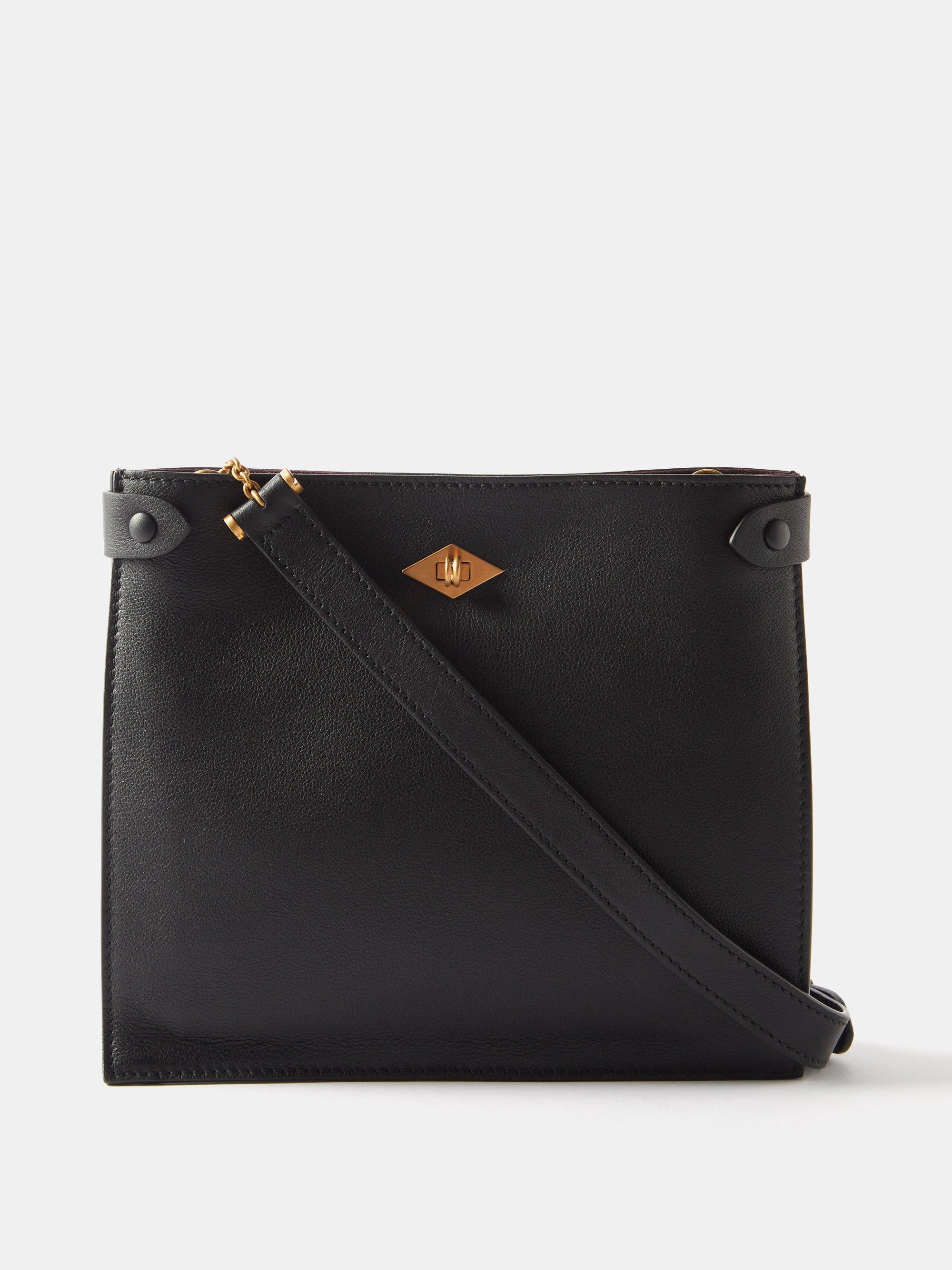 Metier Stowaway Leather Cross-body Bag in Black | Lyst