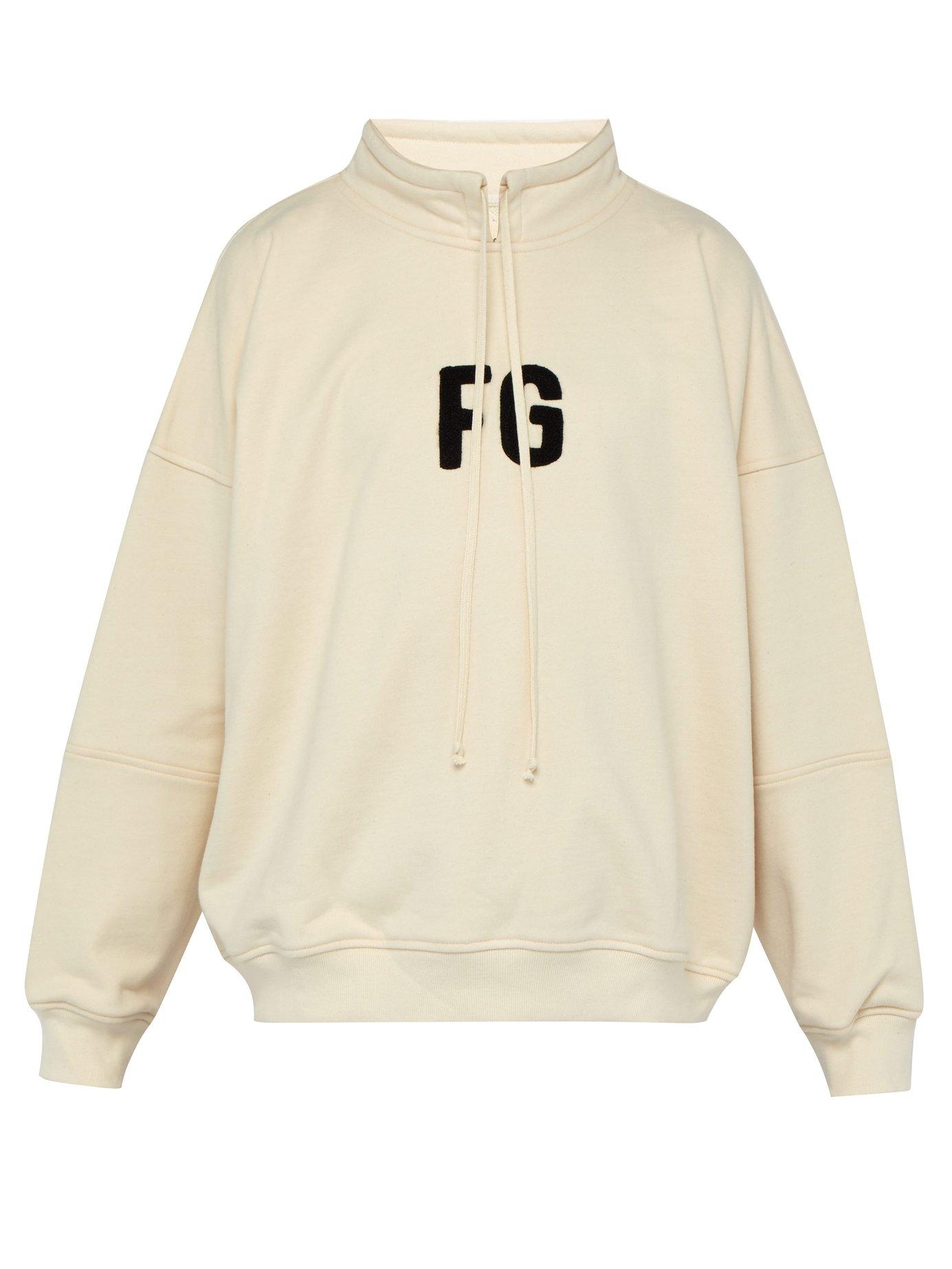 fear of god mock neck fg pullover