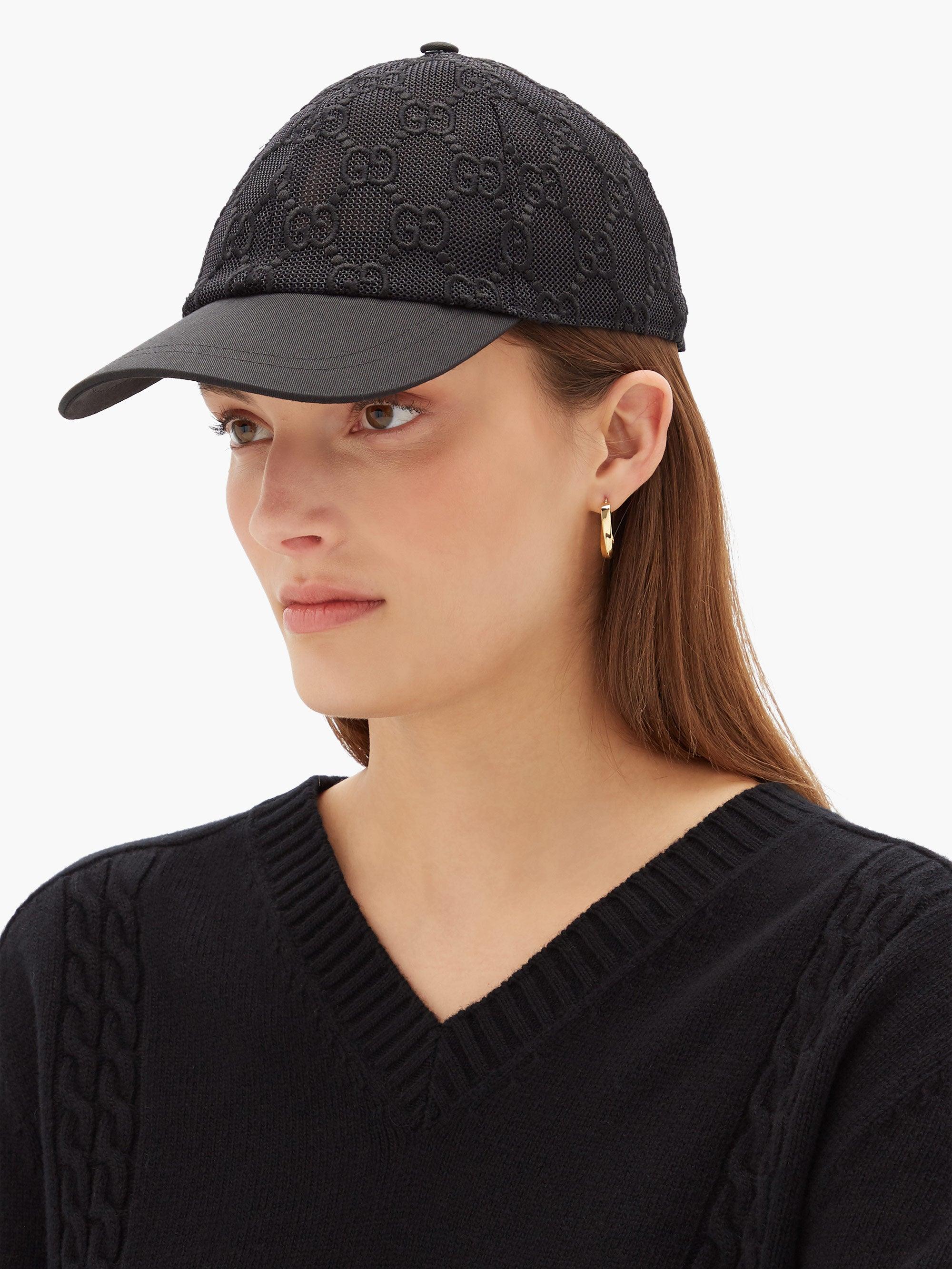 gucci baseball hat womens