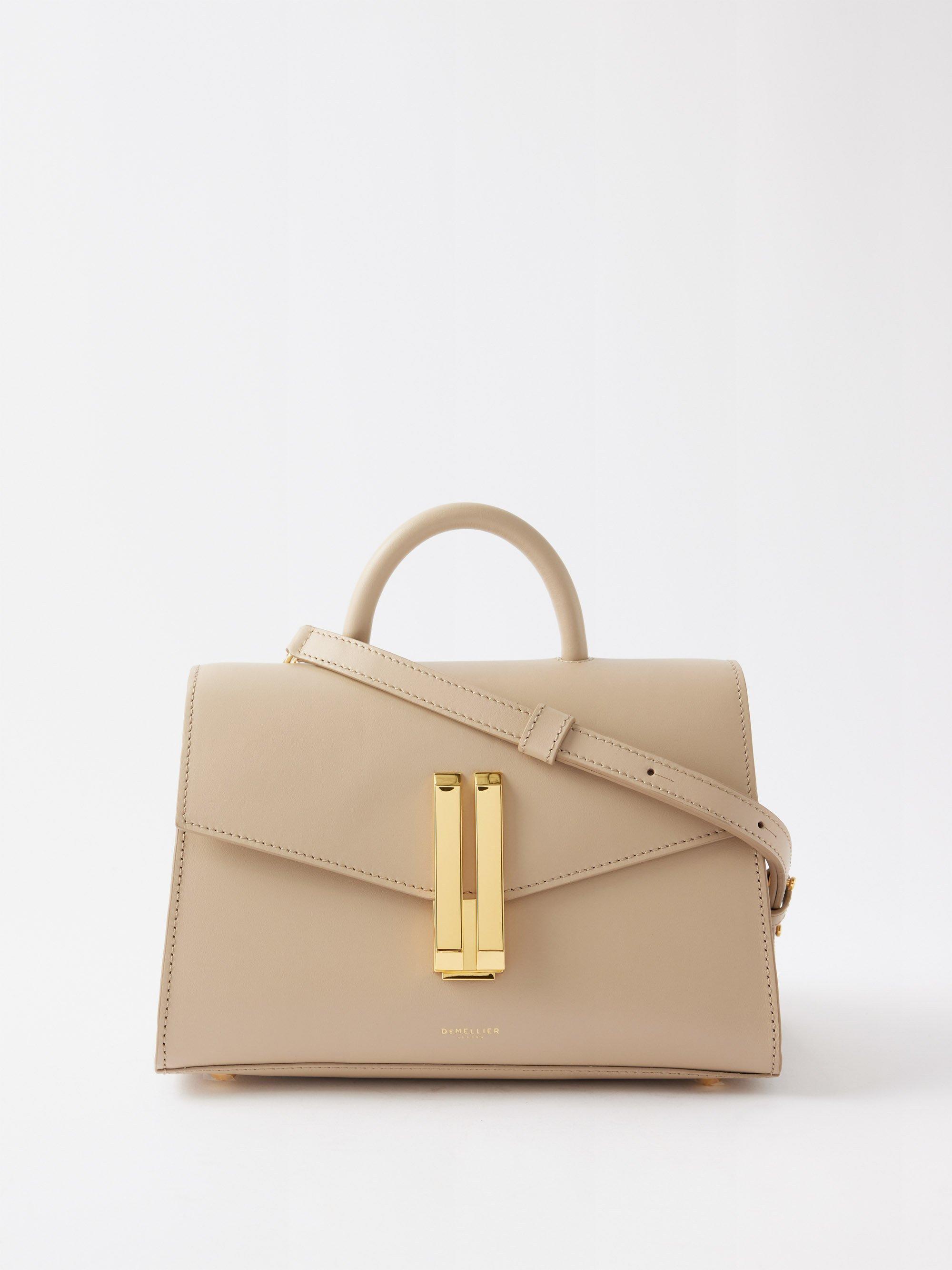 DeMellier Montreal Midi Leather Crossbody Bag in Natural Lyst UK