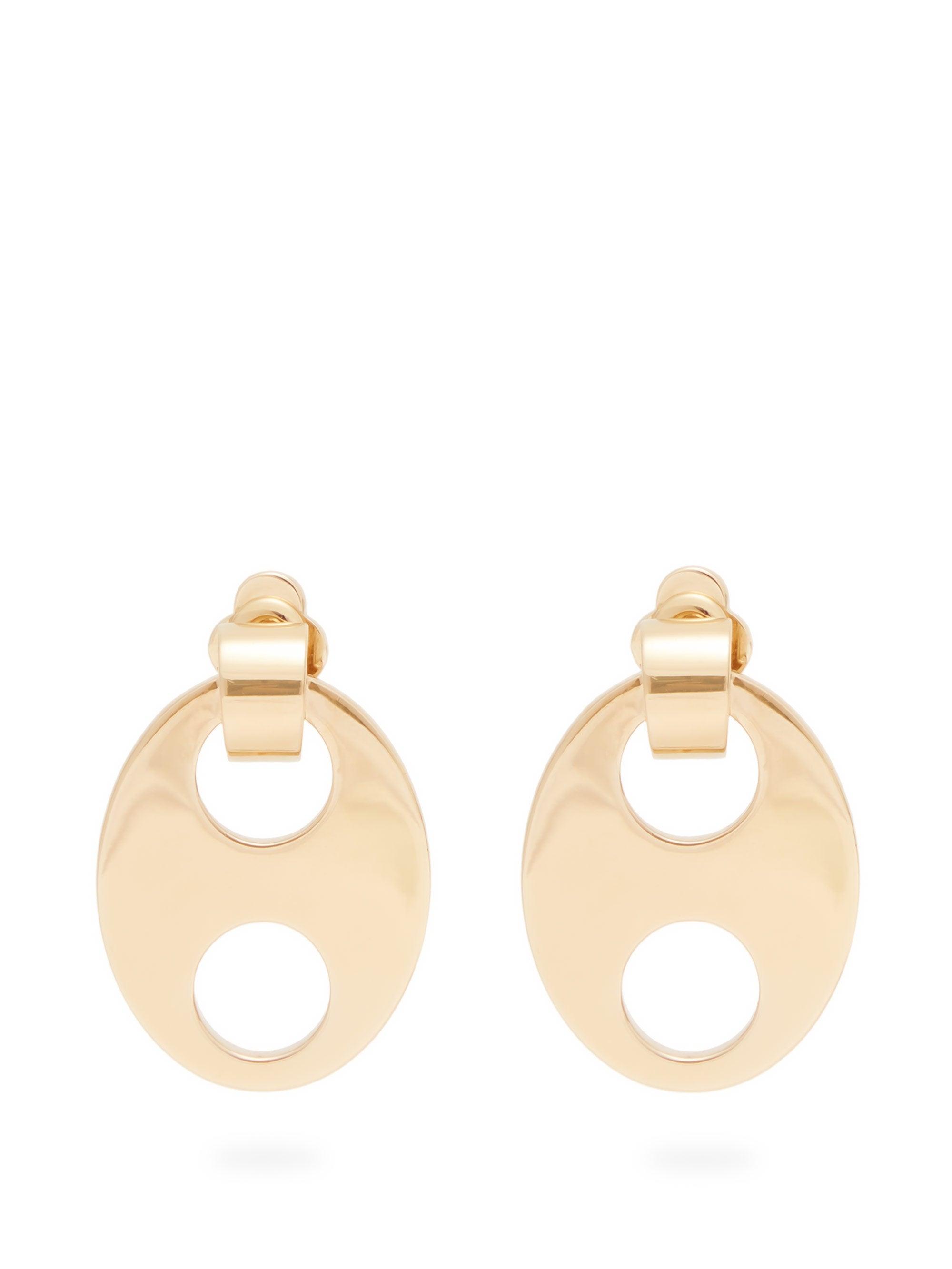 Paco Rabanne Eight Cut-out Earrings in Gold (Metallic) - Lyst