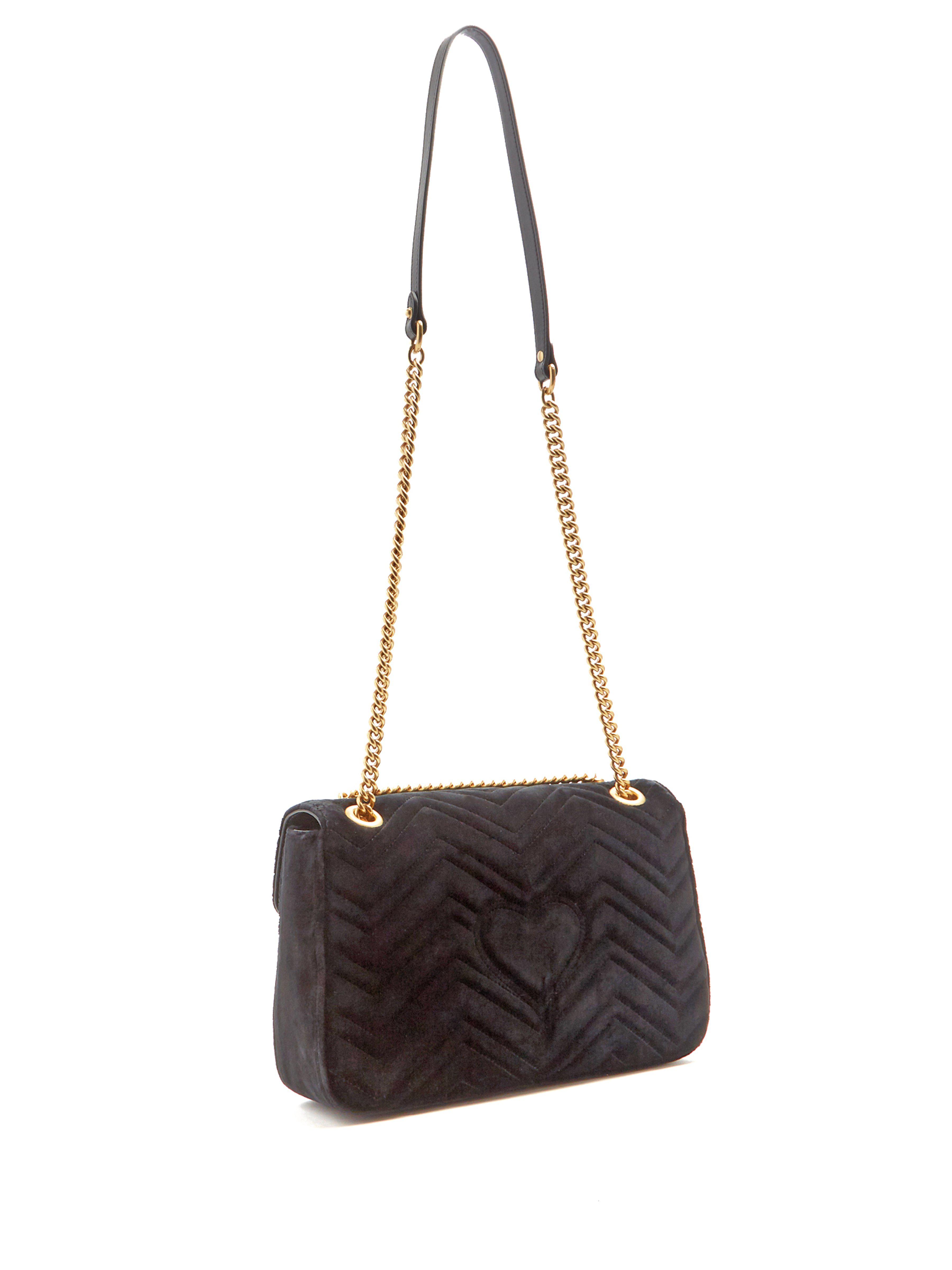 Sac gucci velour 2025 noir