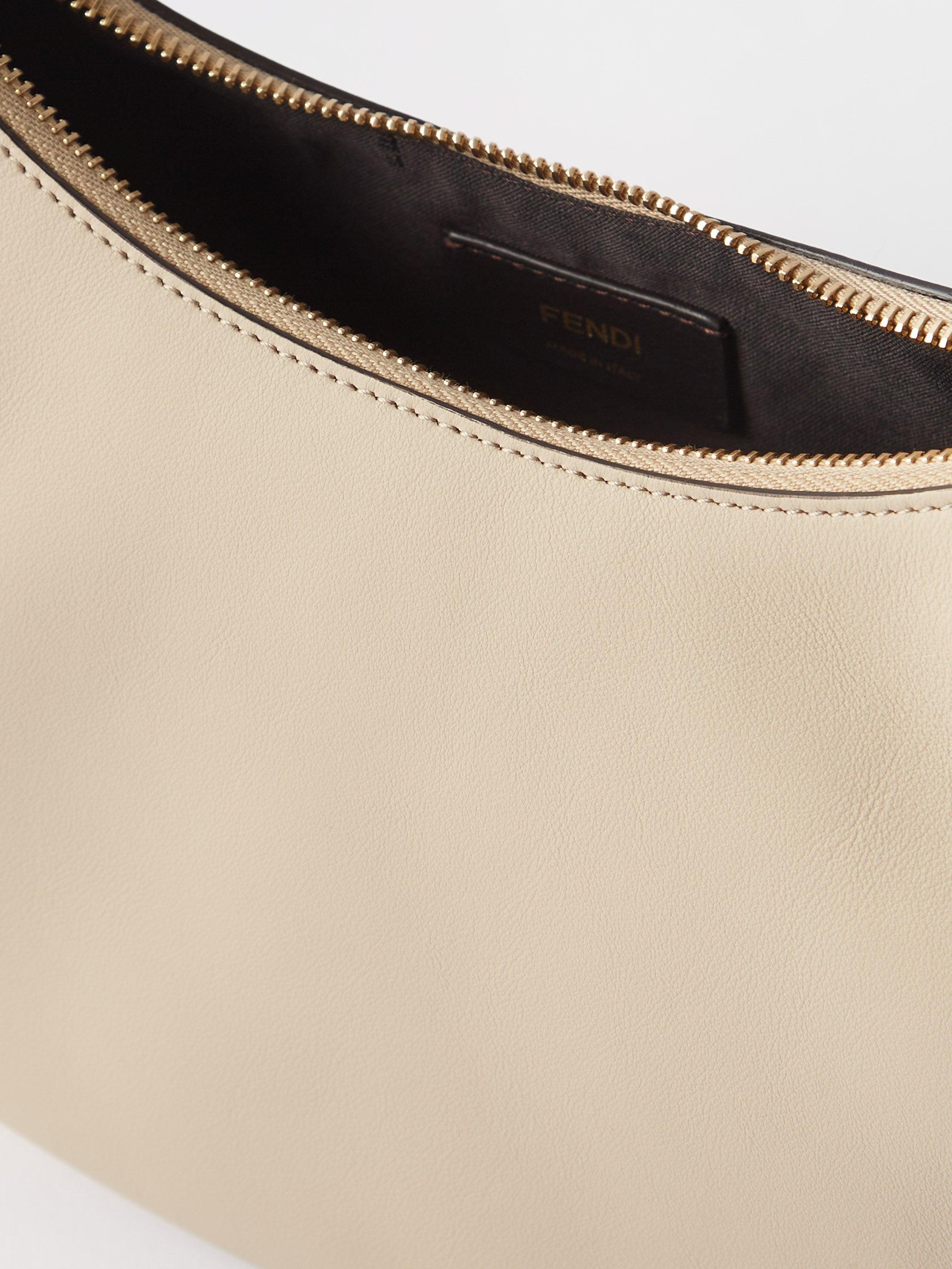 Fendi Graphy Leather Bag in White | Lyst