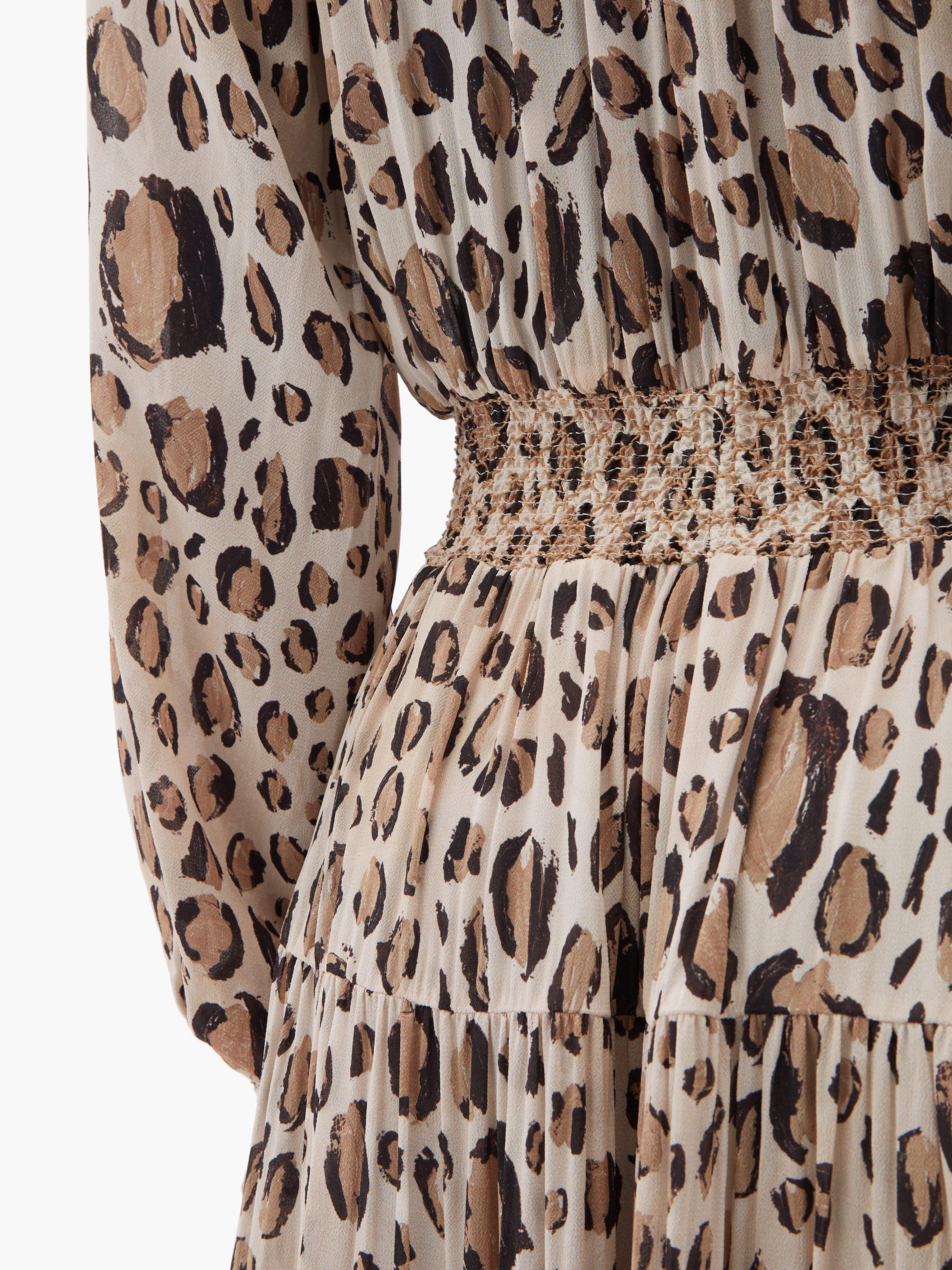 aje leopard dress