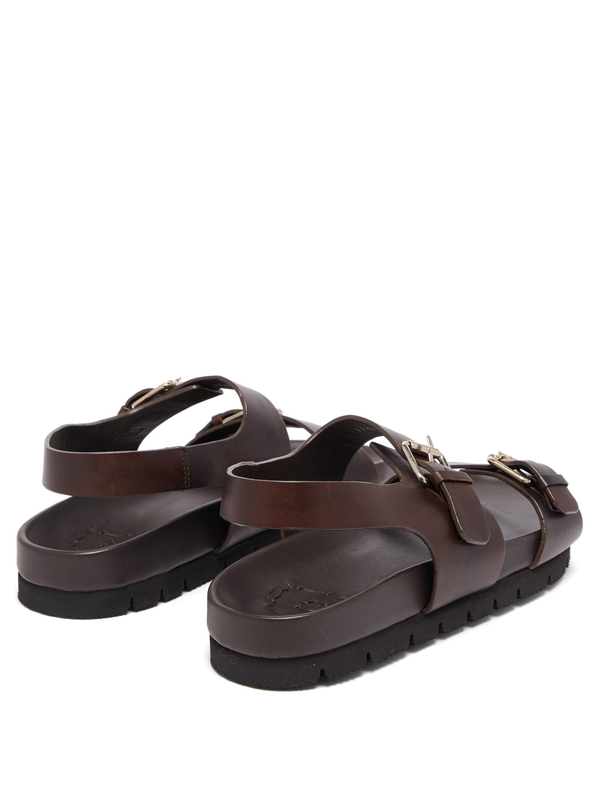 grenson leather sandals