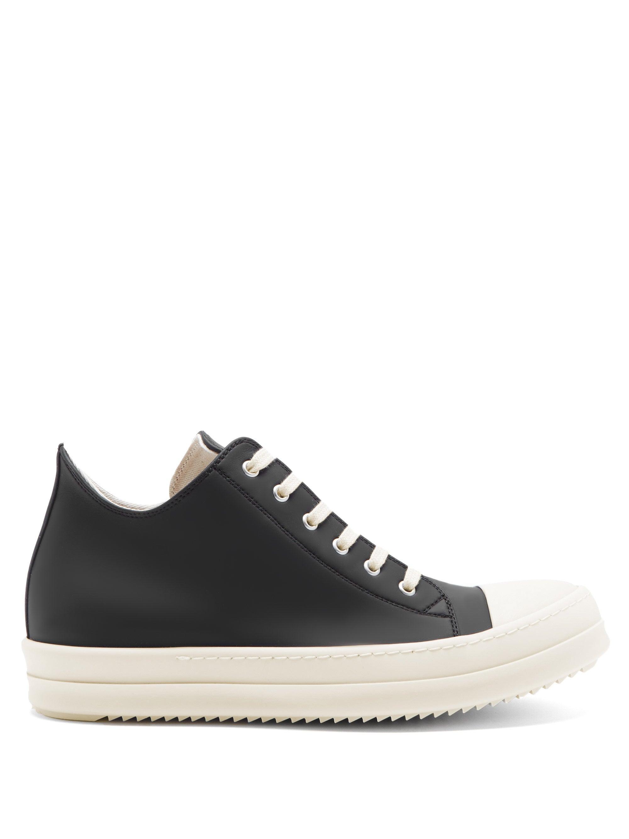 Rick Owens DRKSHDW Ramones Rubber Trainers in Black for Men | Lyst