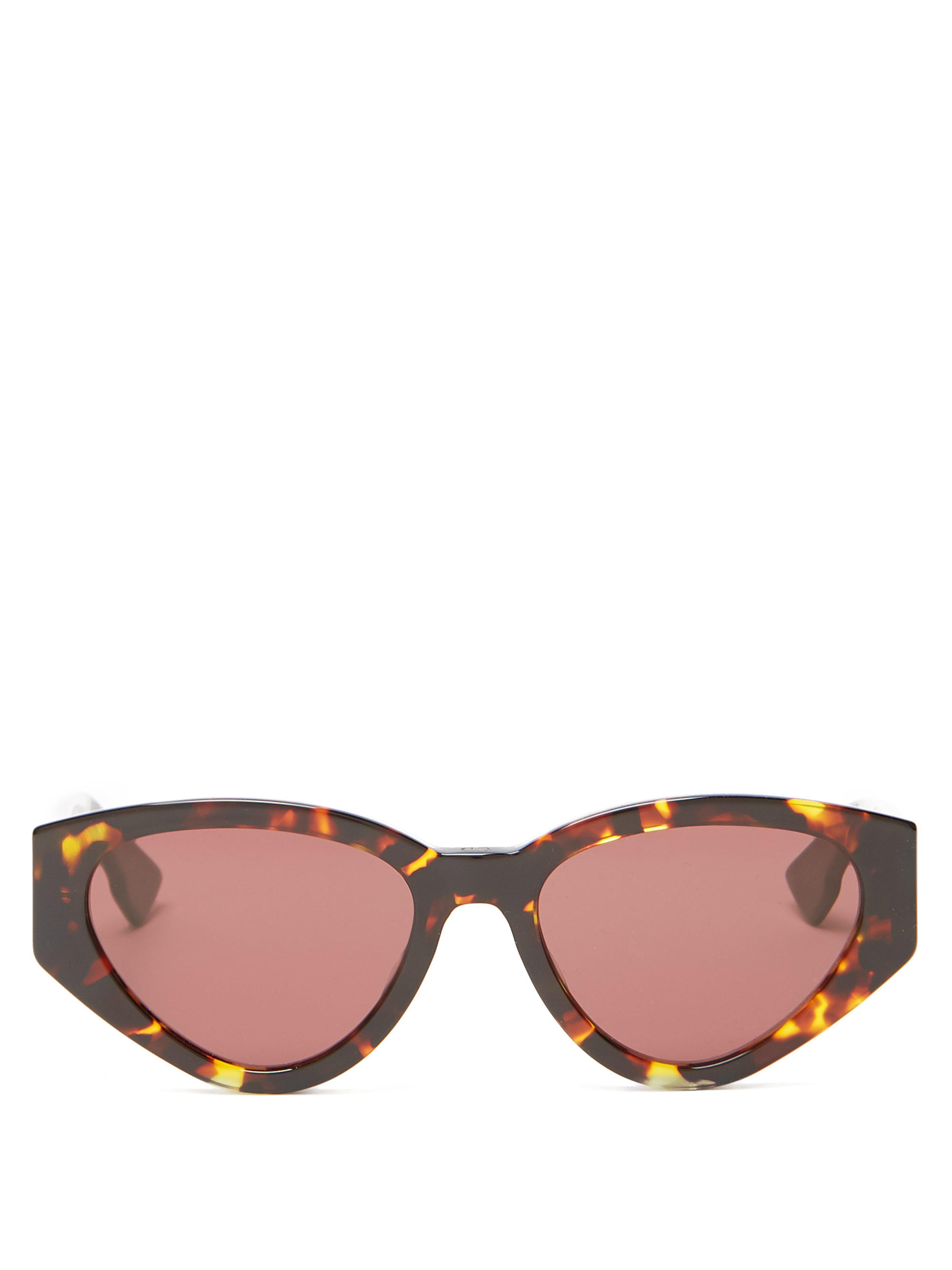 Lunettes de soleil œil-de-chat DiorSpirit2 Dior en coloris Marron | Lyst