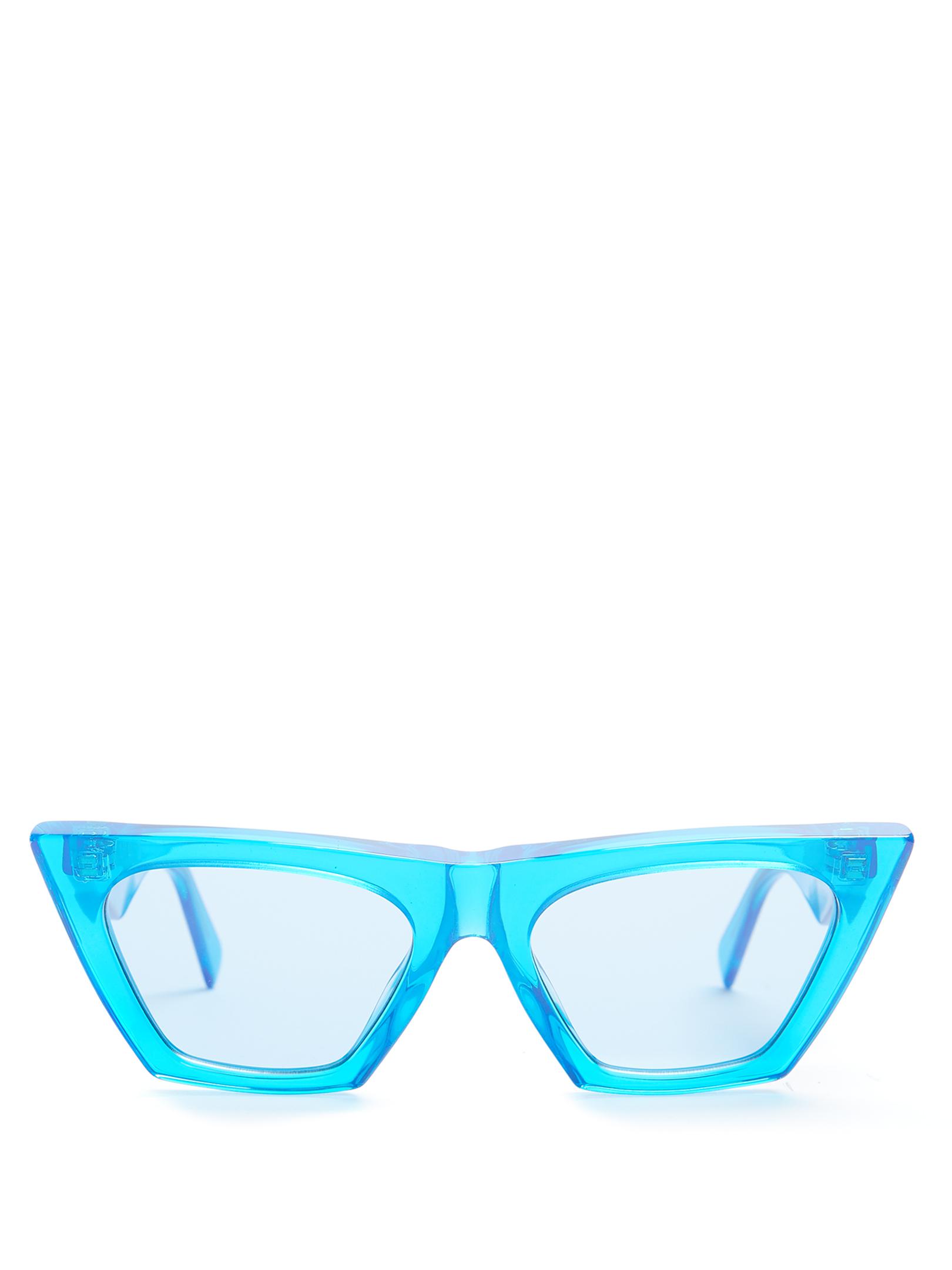 Celine Cat-eye Acetate Sunglasses in Blue | Lyst