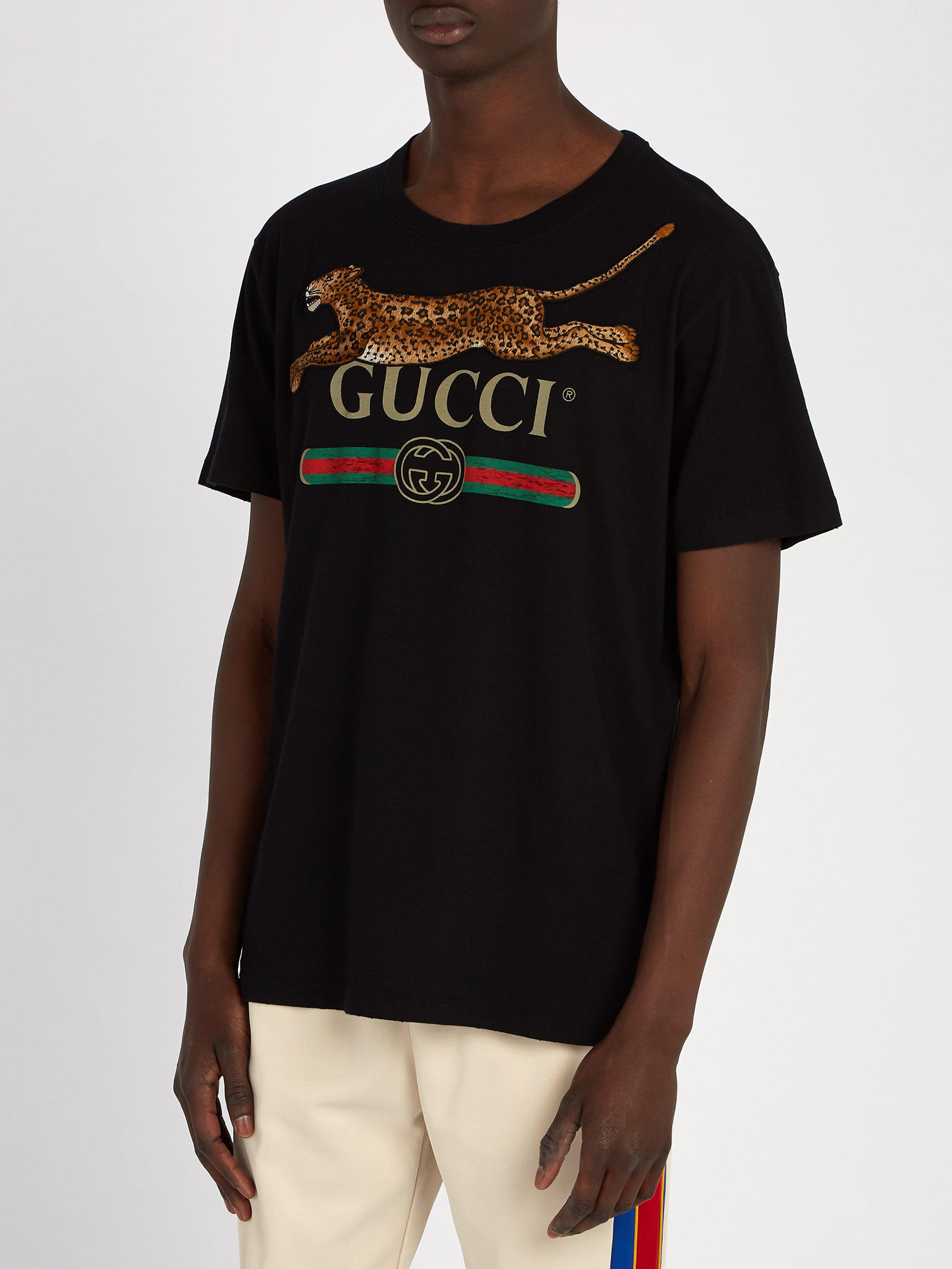 t shirt gucci noir