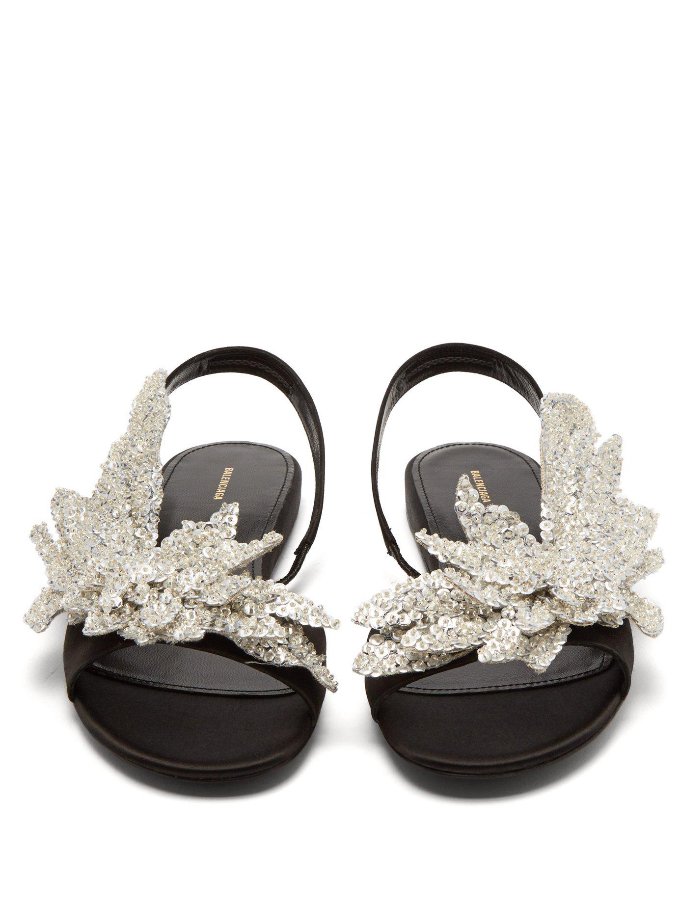 balenciaga flats sandals