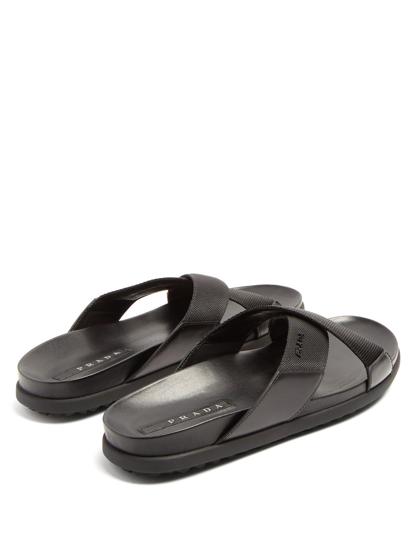 slides leather