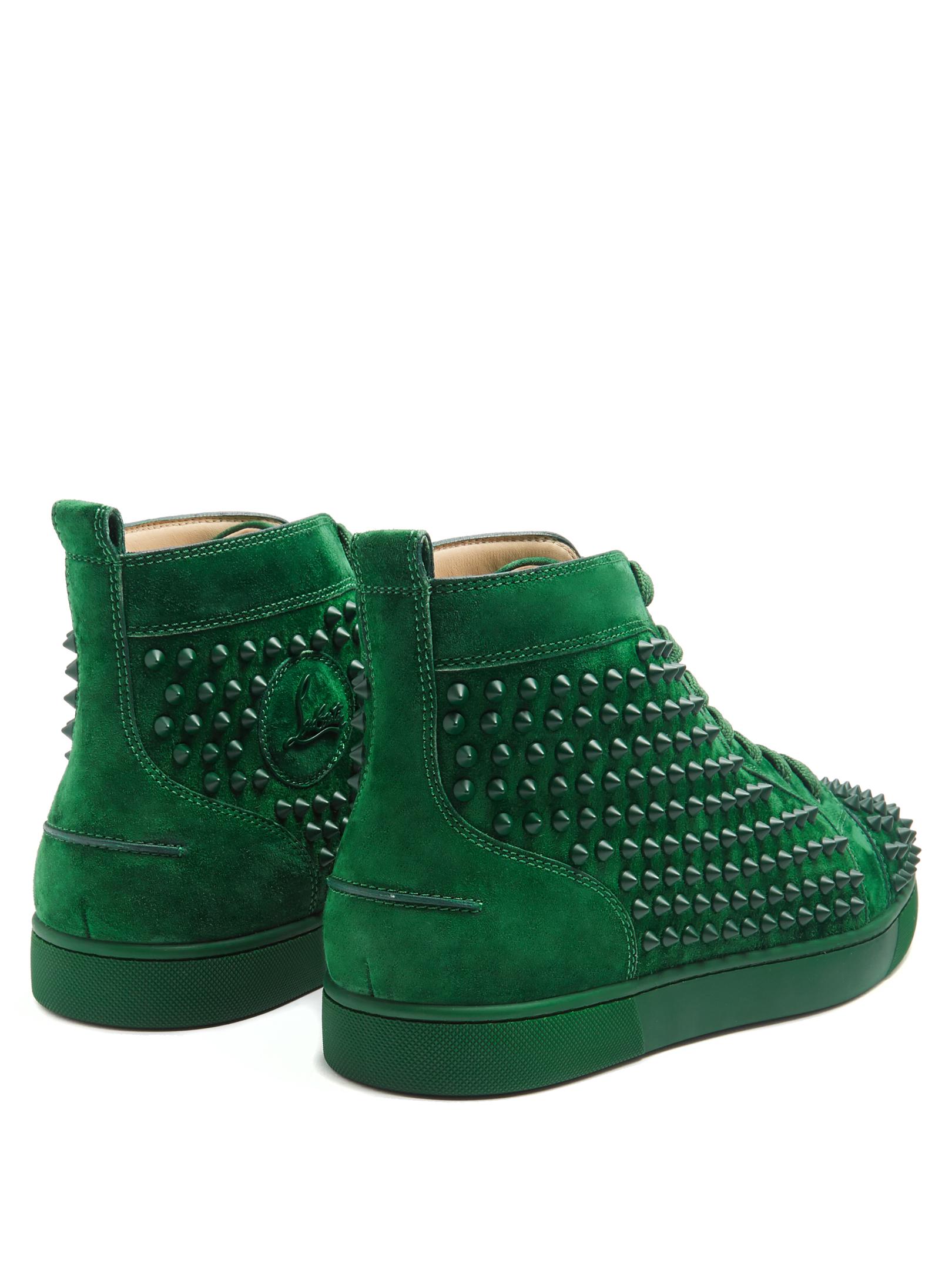 suede louboutin sneakers