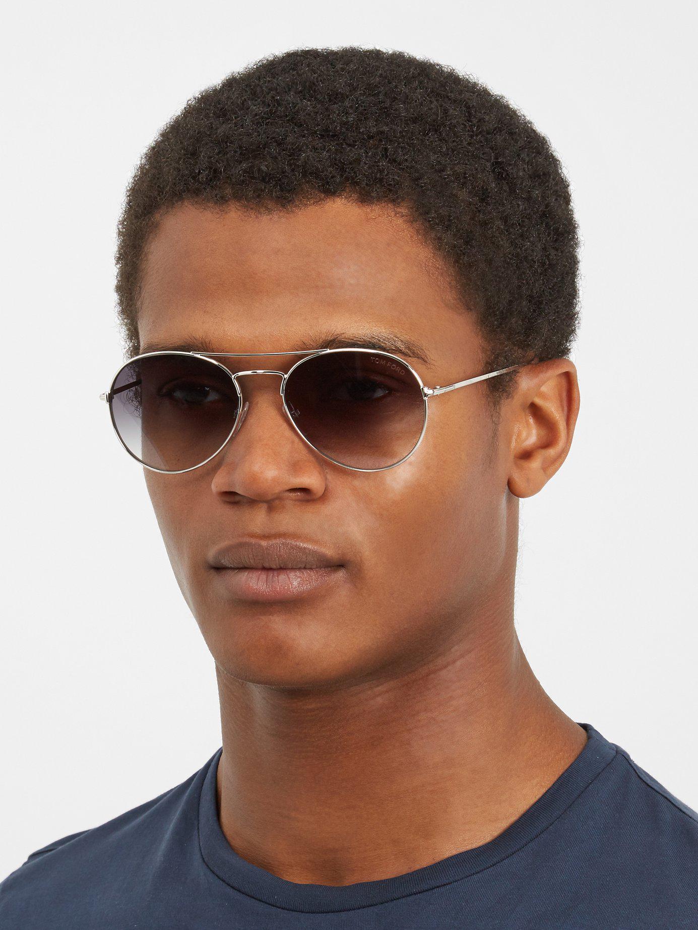 Tom Ford Ace 2 Aviator Sunglasses for Men | Lyst