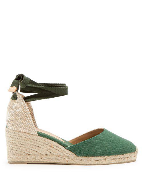 castaner green espadrilles