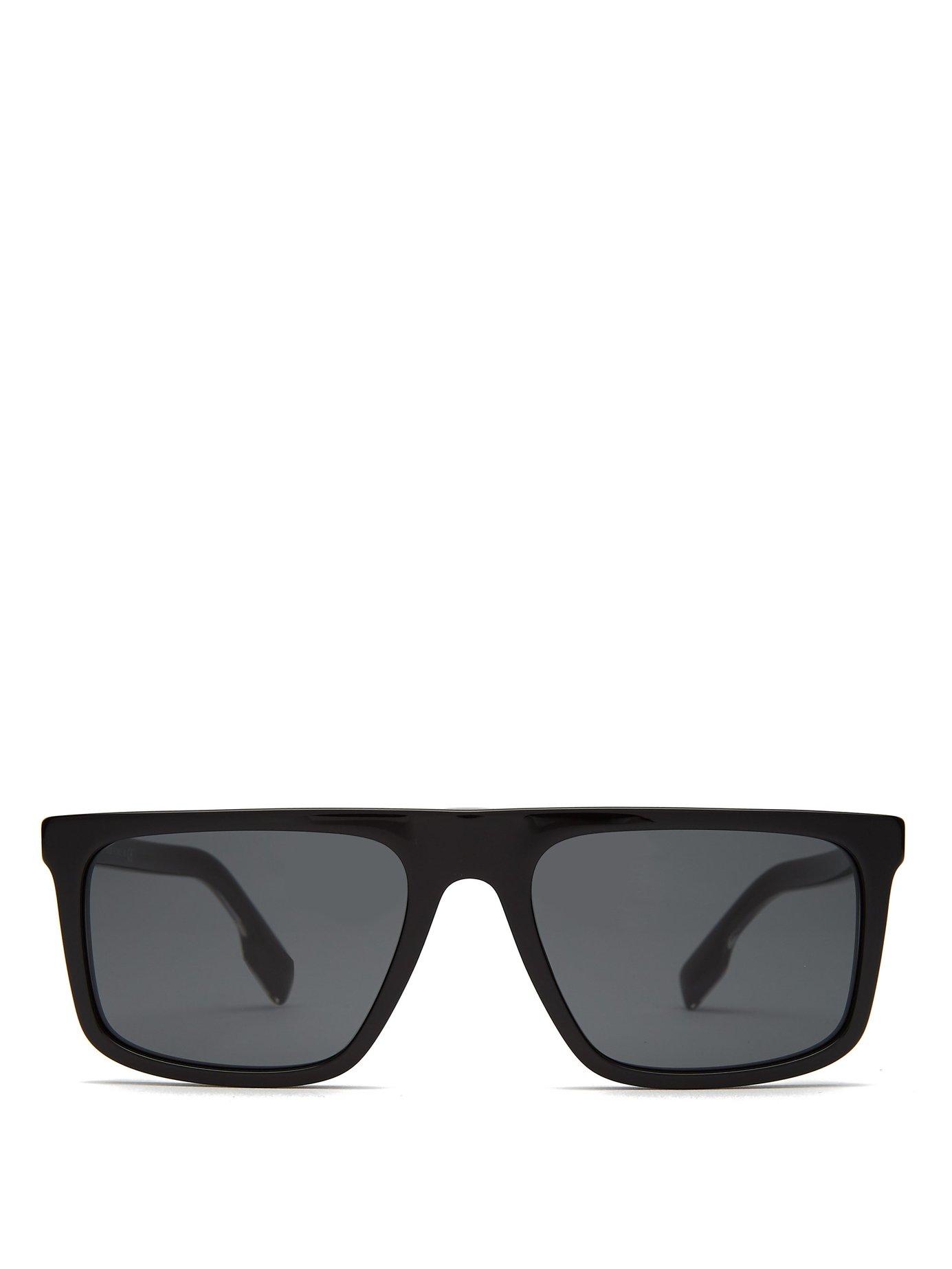 Burberry Penford Square Acetate Sunglasses in Black for Men | Lyst