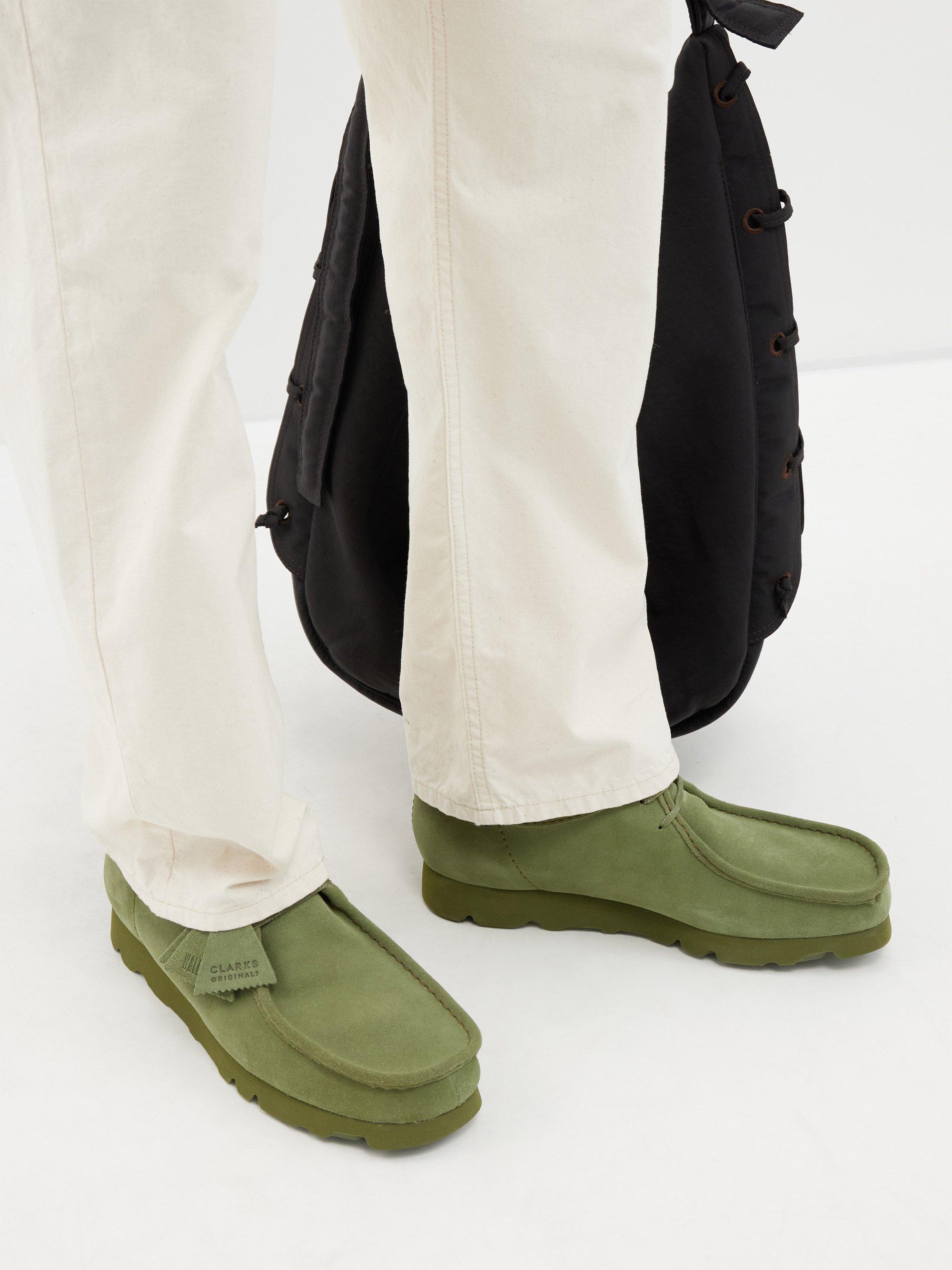 Clarks Wallabee GORE-TEX Loden Green 26 - 靴