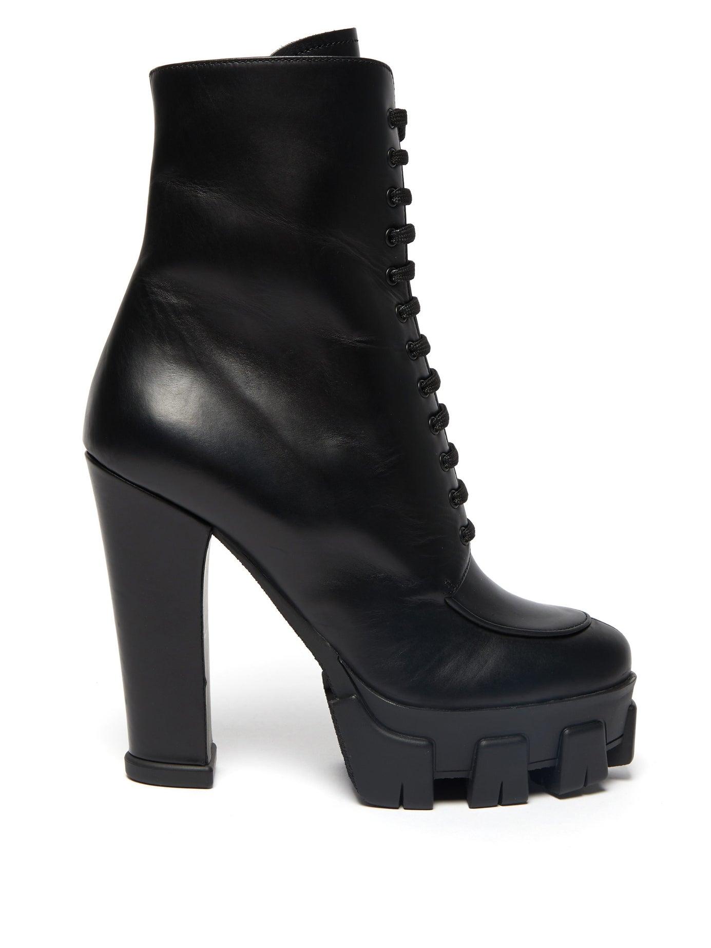 prada tread sole boots