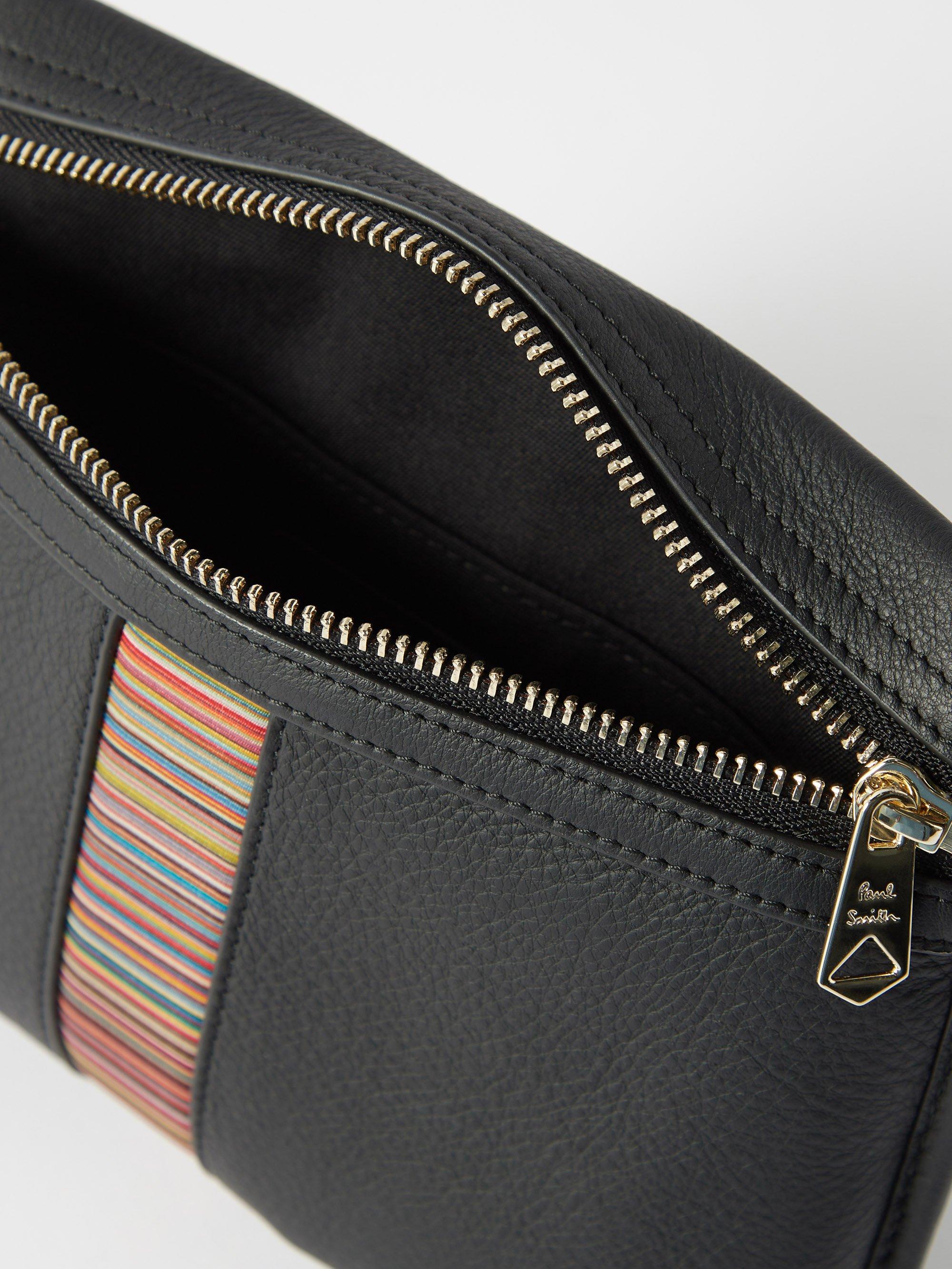 Paul Smith Leather 'Signature Stripe' Cross-Body Bag