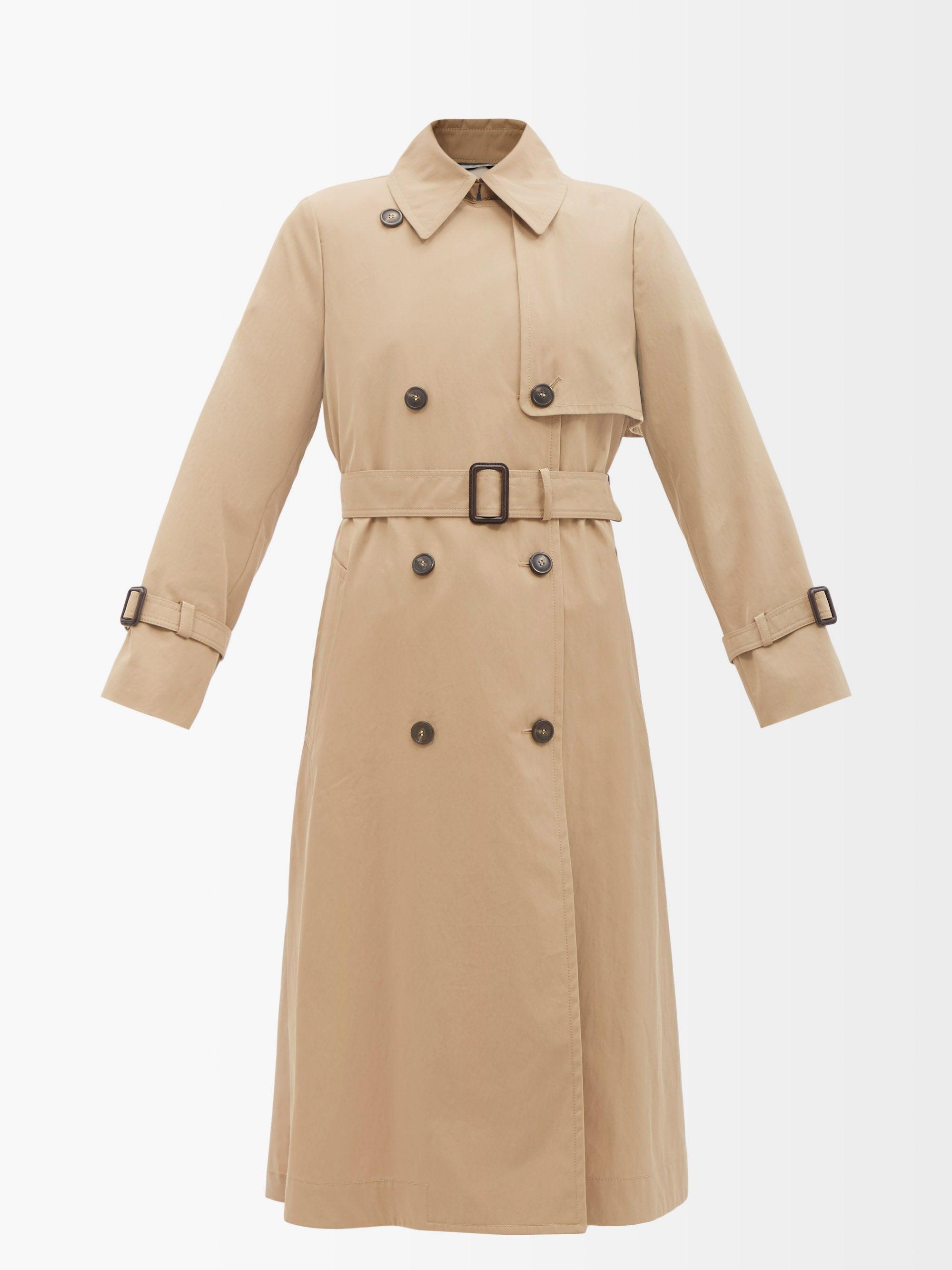Weekend by Maxmara Tago Trench Coat in Natural | Lyst