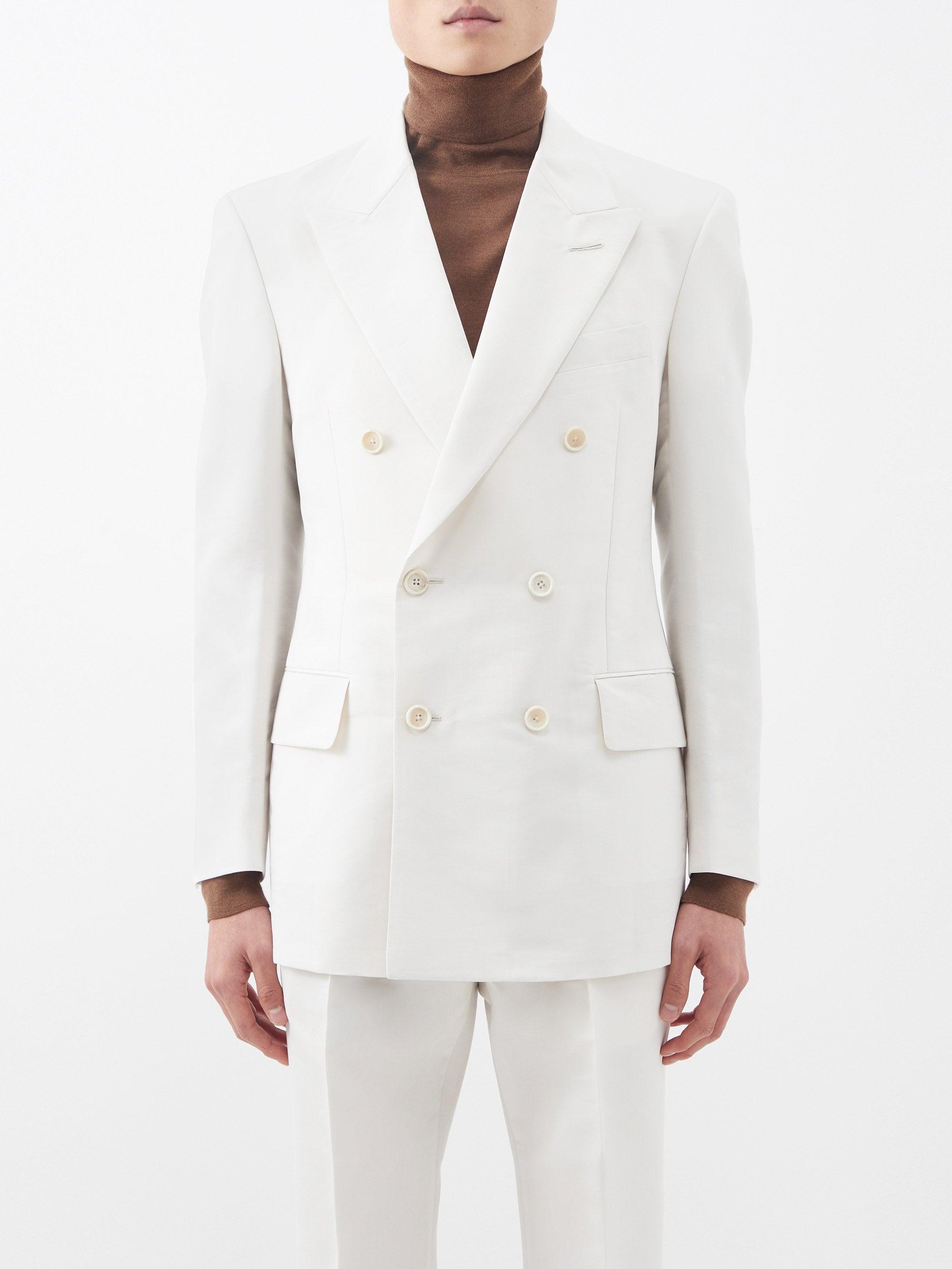 Top 45+ imagen tom ford double breasted suit - Abzlocal.mx