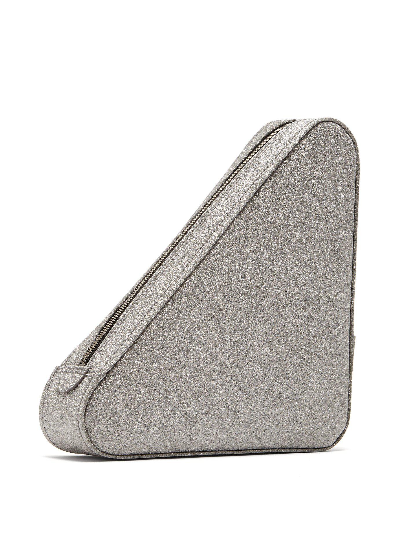 balenciaga triangle bag glitter
