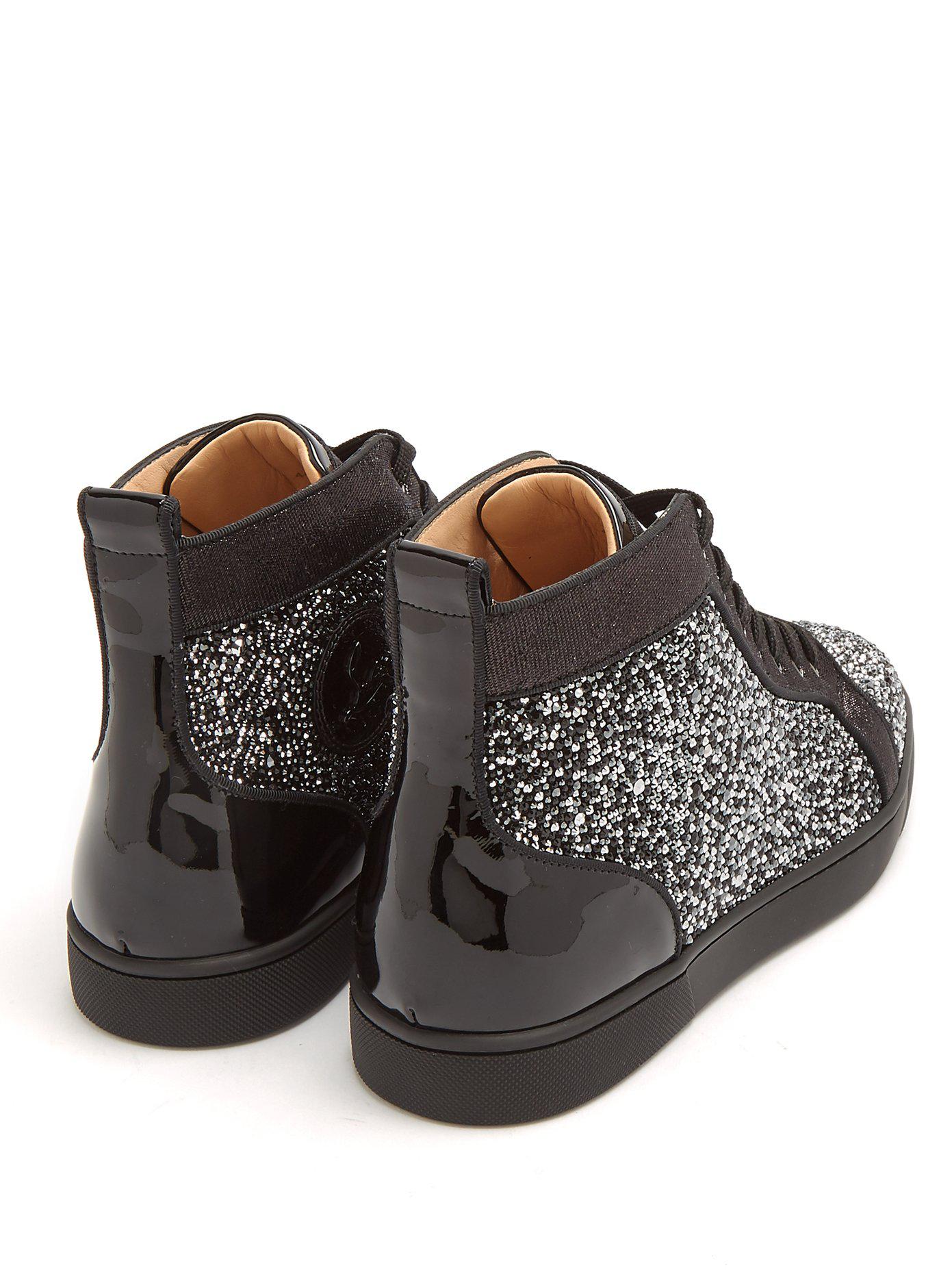 basket louboutin strass