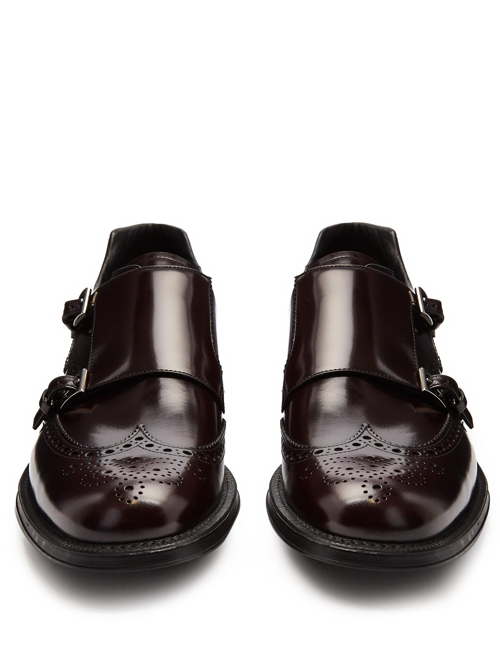 double monk straps shoes