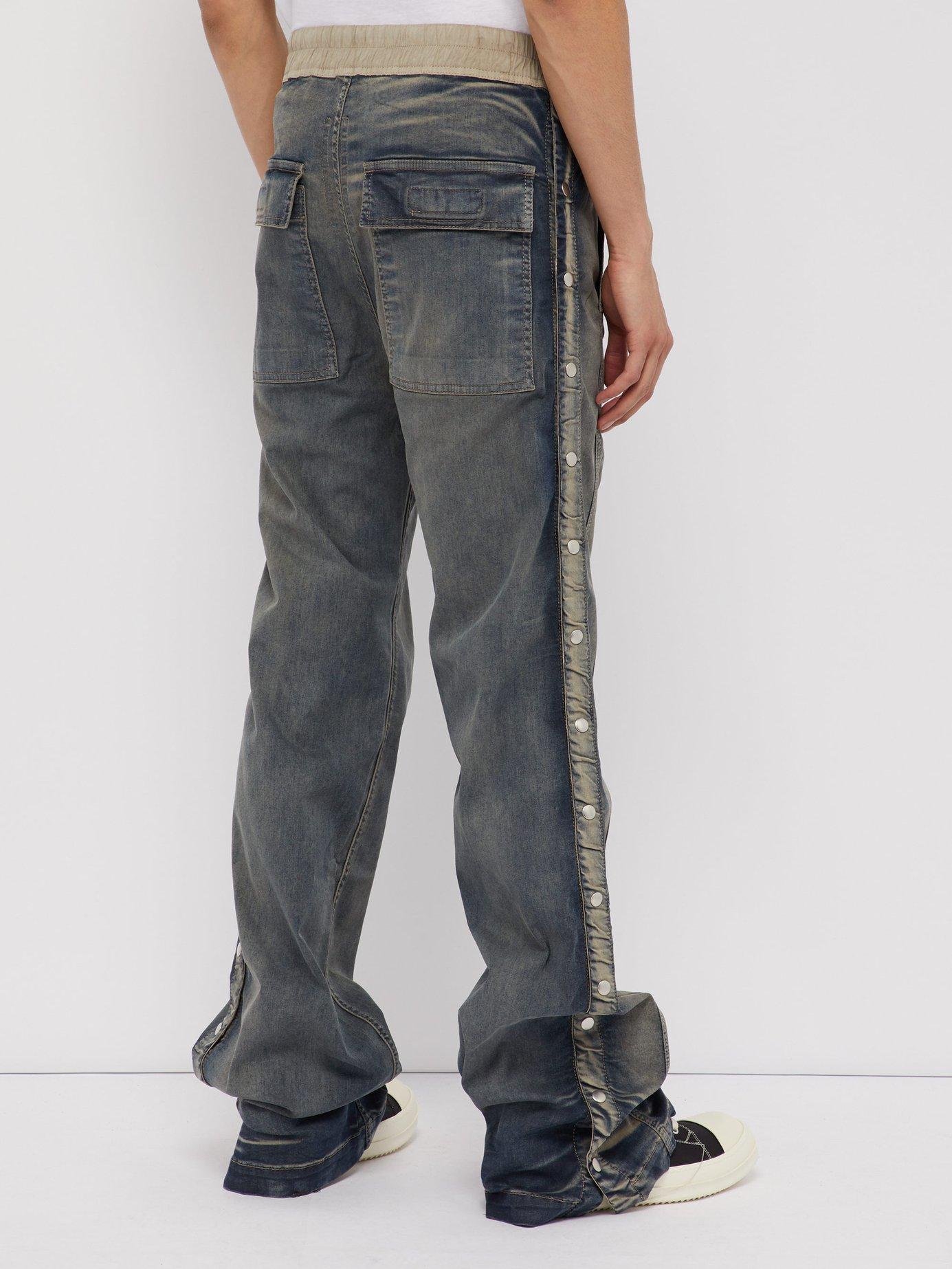 Rick Owens DRKSHDW Easy Pusher Loose Fitting Jeans in Gray for Men