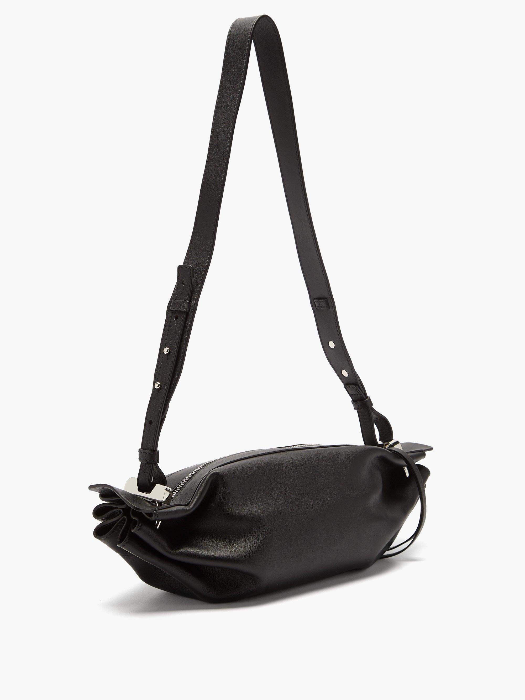 Bonastre Ring Small Leather Cross-body Bag in Black for Men | Lyst